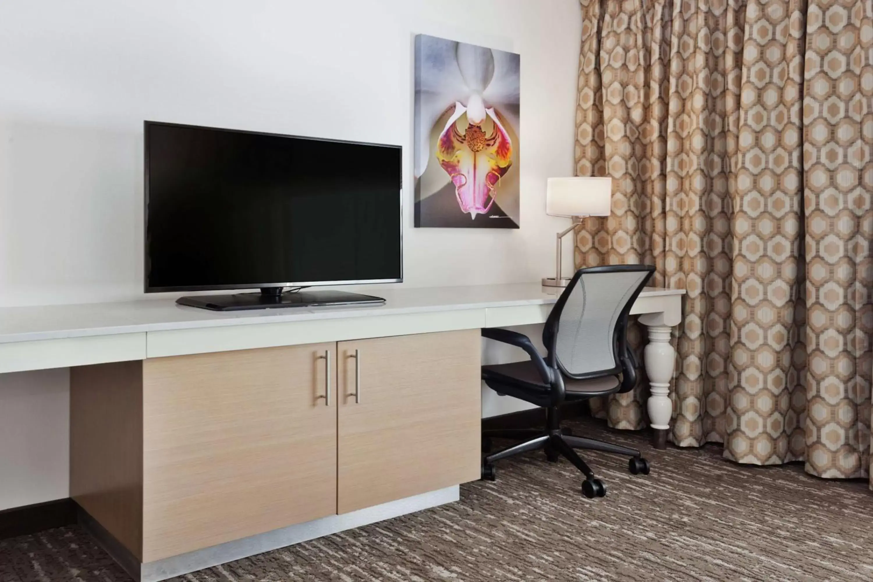 Bedroom, TV/Entertainment Center in Hilton Garden Inn Montgomery - EastChase