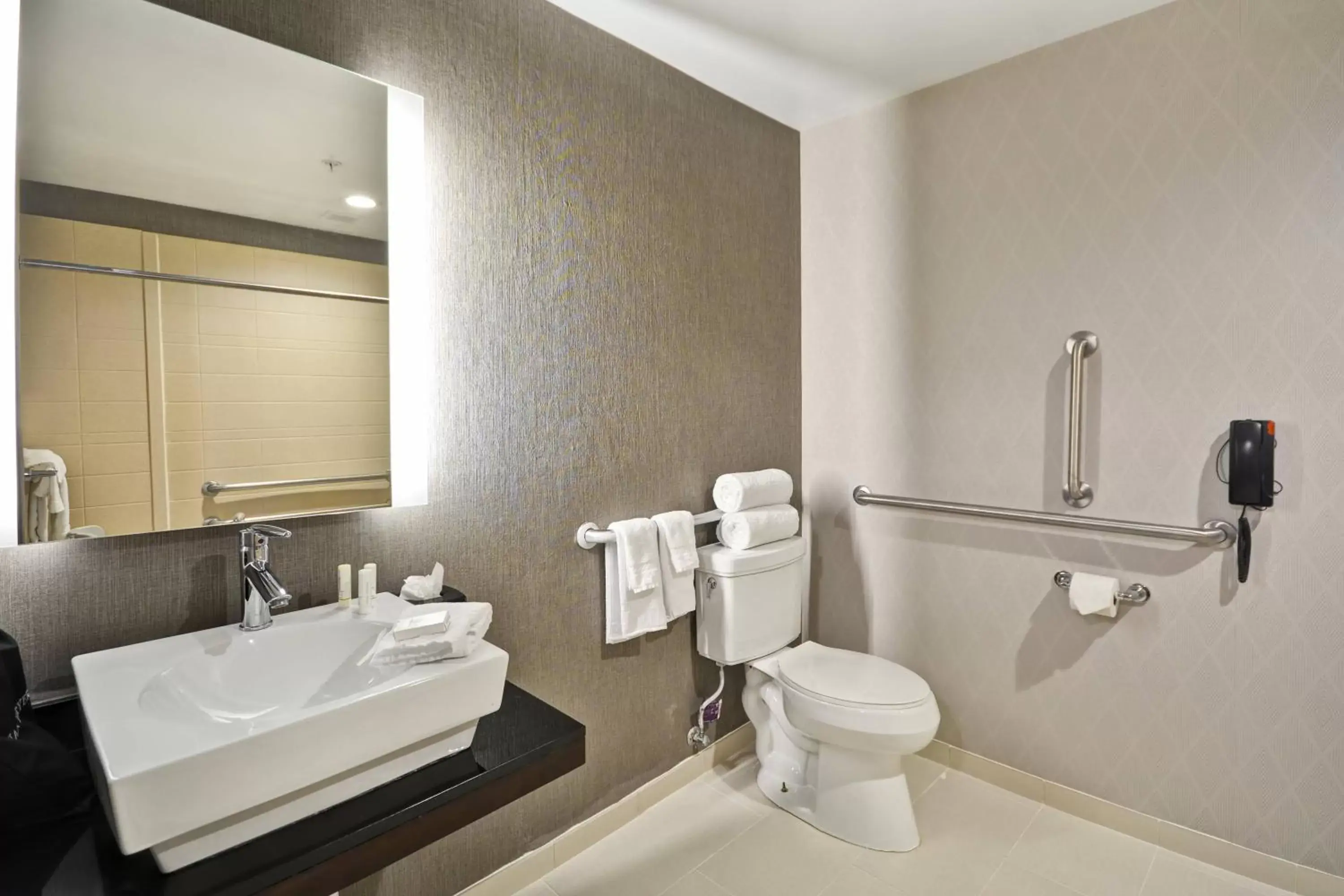 Bathroom in SpringHill Suites by Marriott Indianapolis Airport/Plainfield