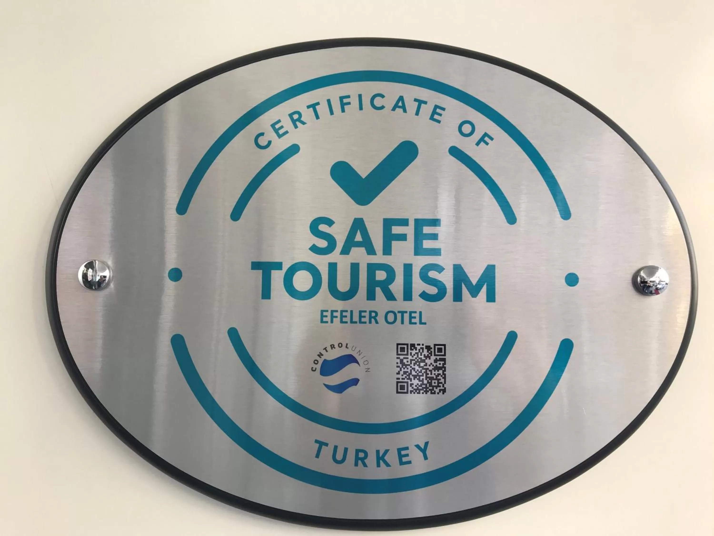 Logo/Certificate/Sign in Efeler Hotel