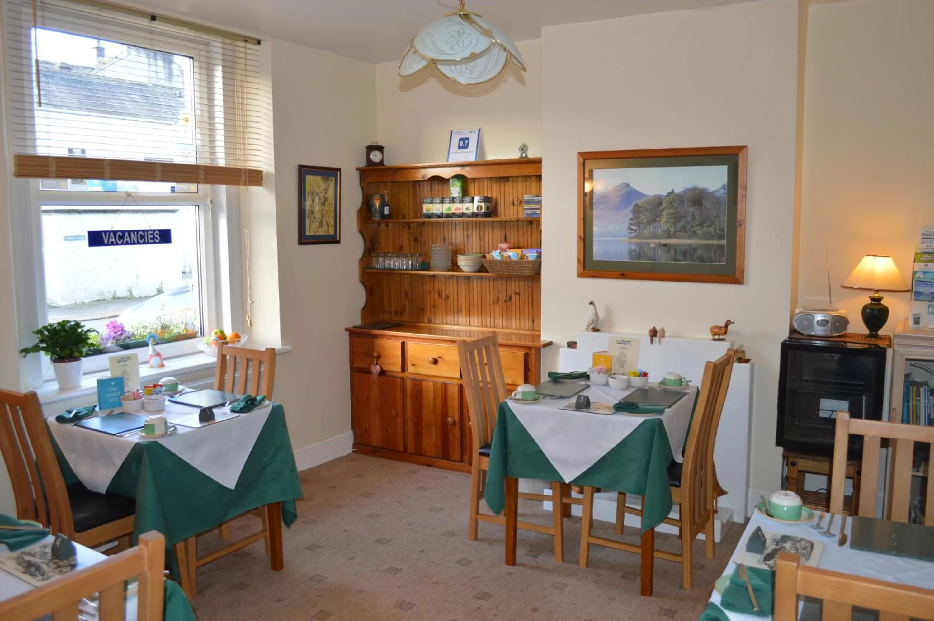 Restaurant/Places to Eat in Beckside Guest House Keswick