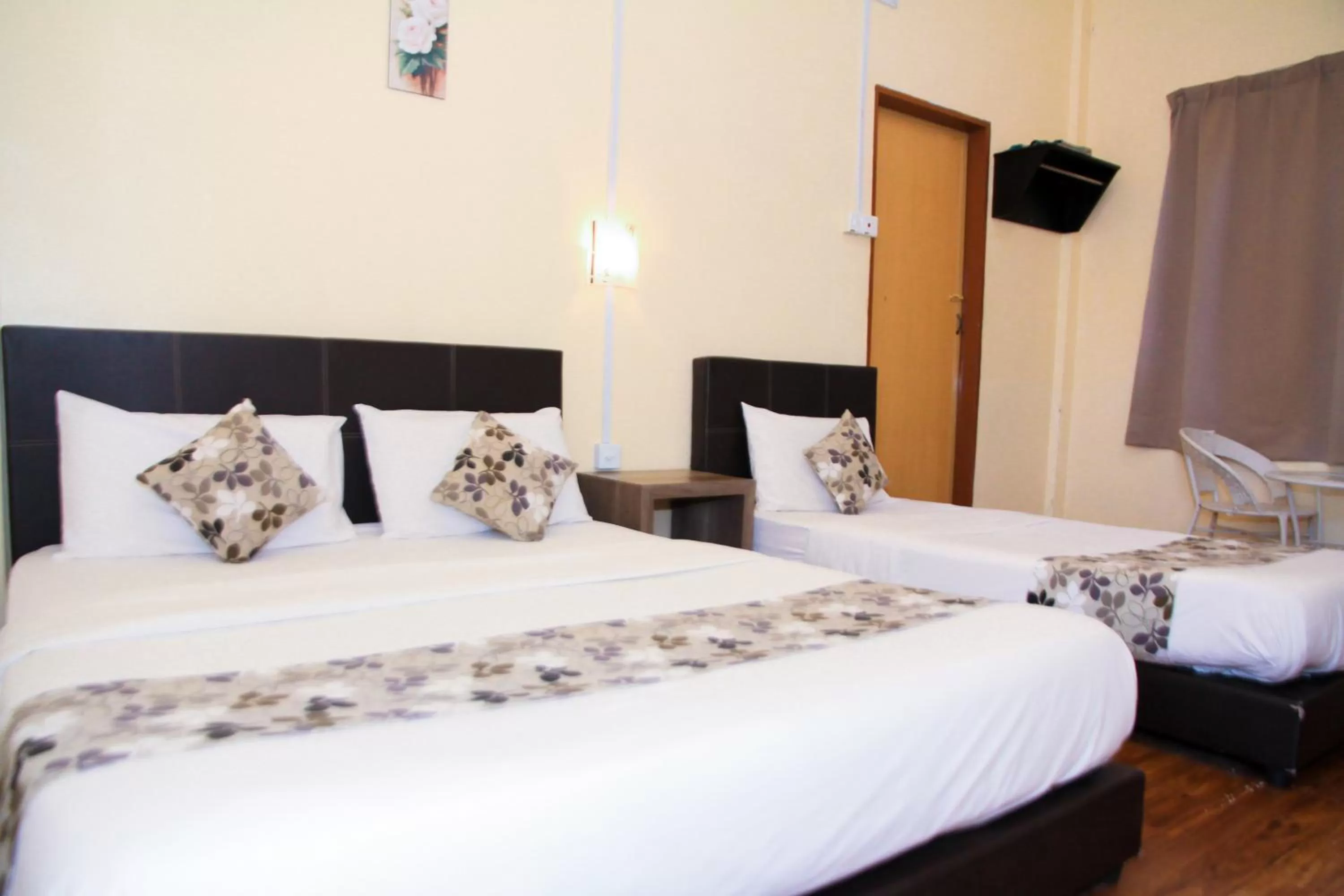 Bed in Myra Hotel Mersing