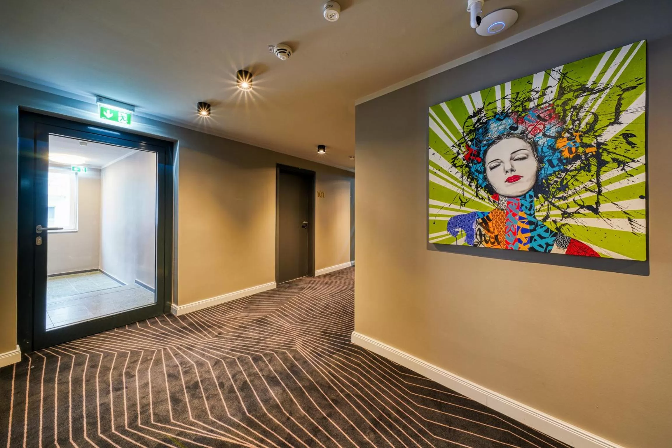 Decorative detail in NYCE Hotel Dortmund Thier Galerie