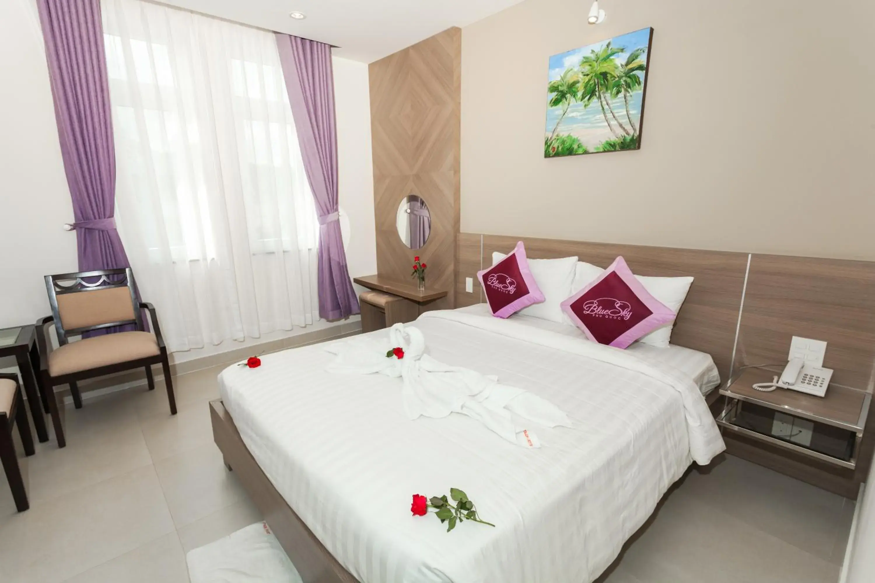 Photo of the whole room, Bed in Blue Sky Phu Quoc Hotel