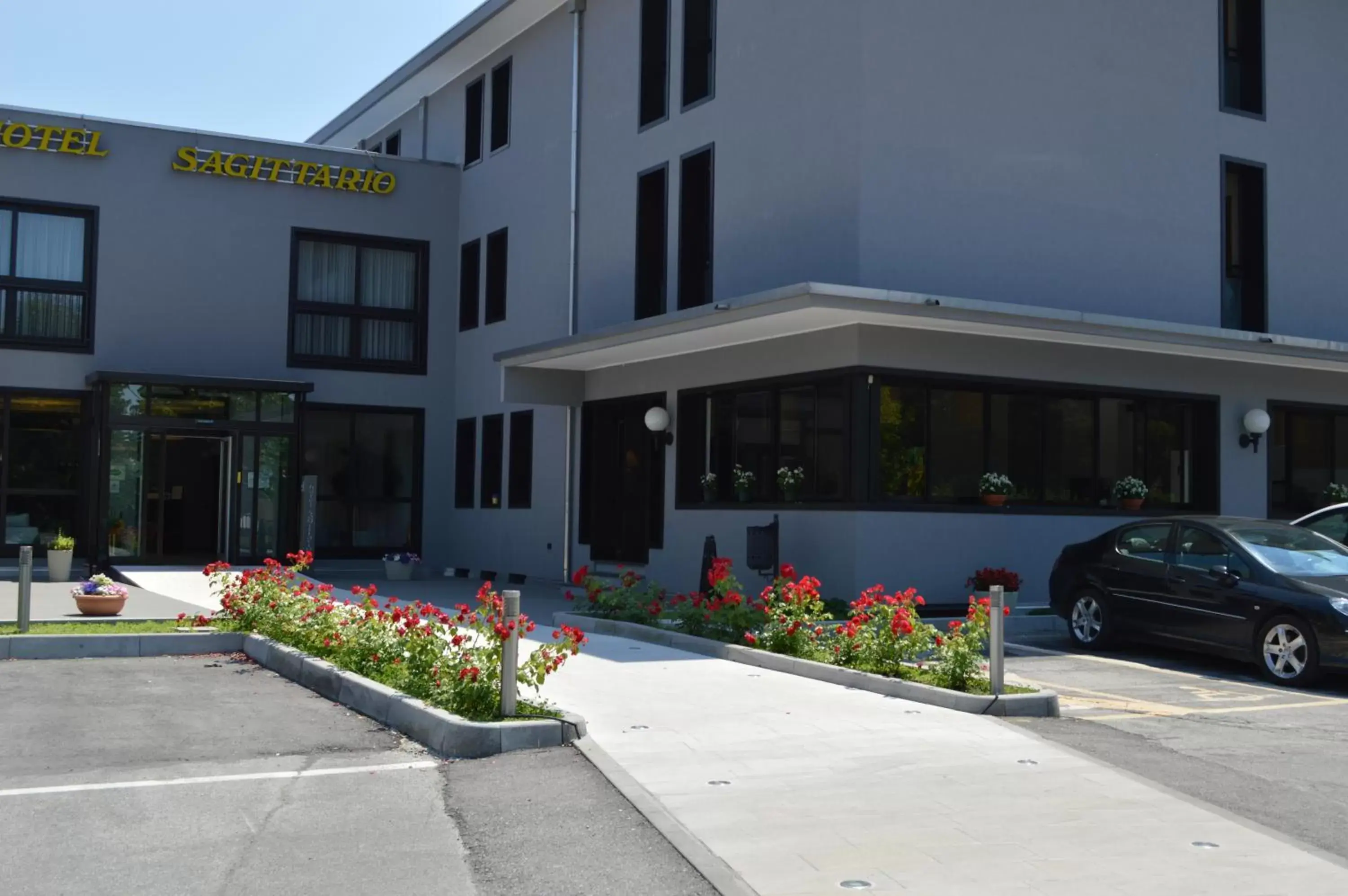 Facade/entrance, Property Building in Hotel Sagittario