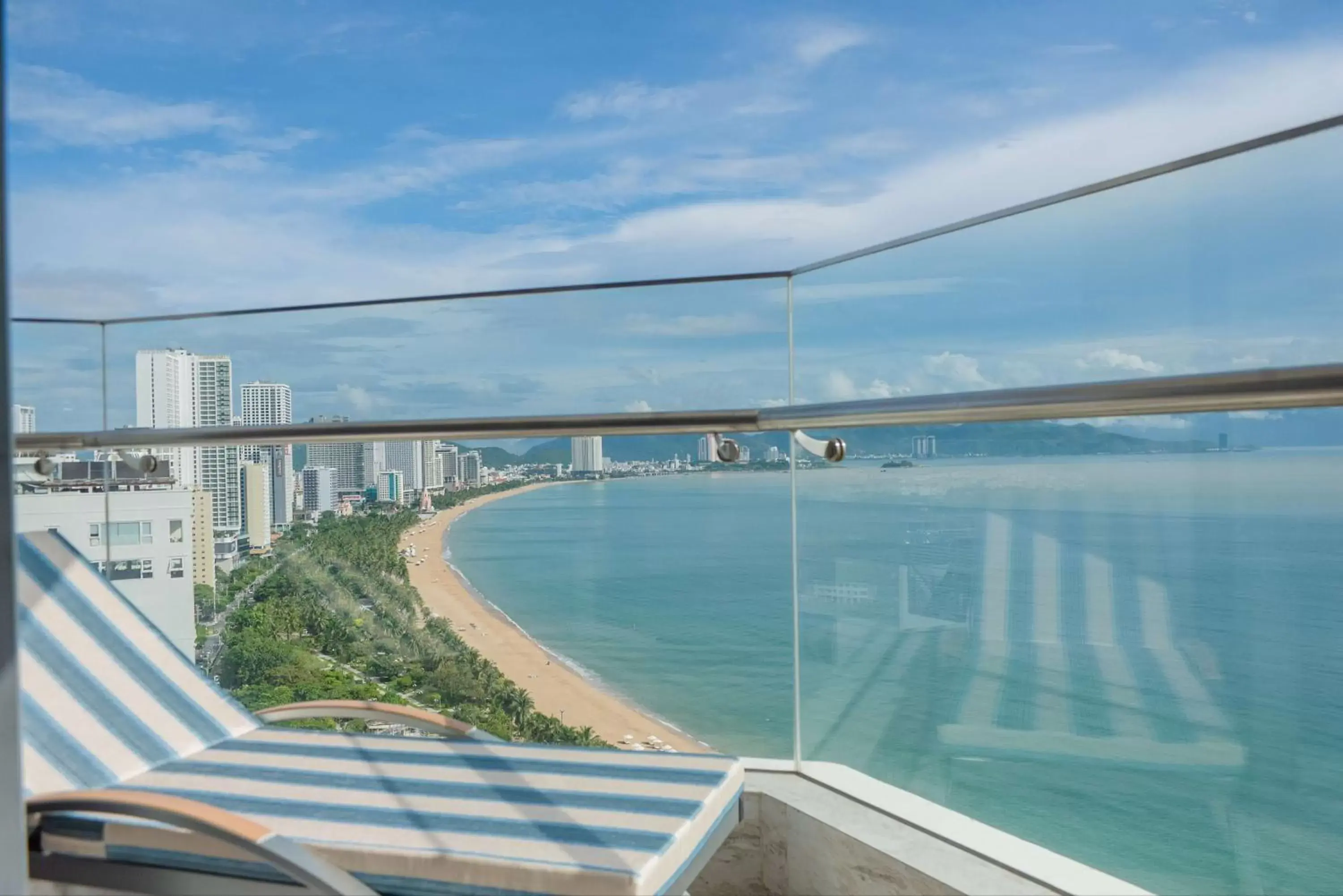 Balcony/Terrace, Swimming Pool in Queen Ann Nha Trang Hotel