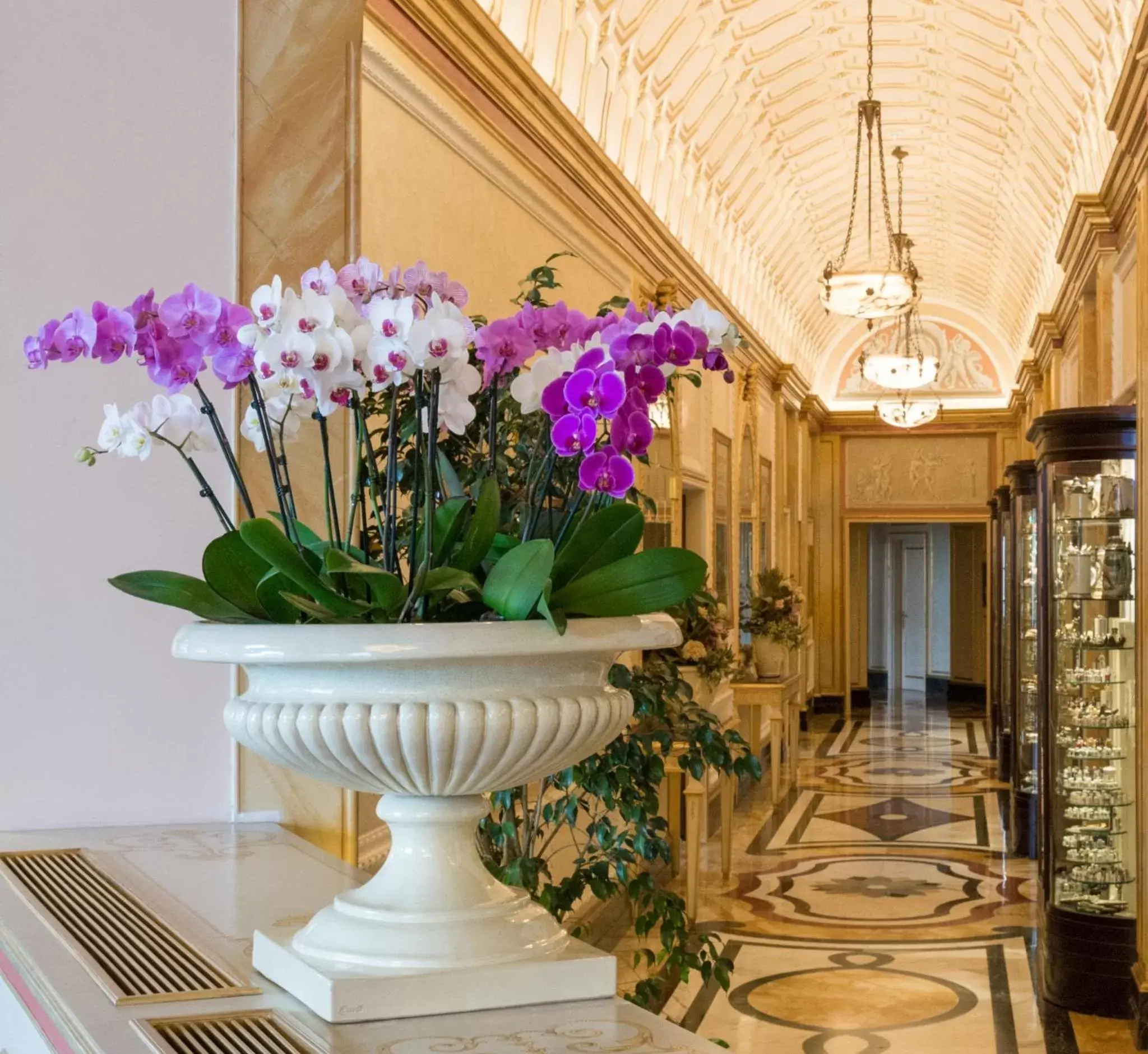 Decorative detail, Lobby/Reception in Hotel Regina Palace