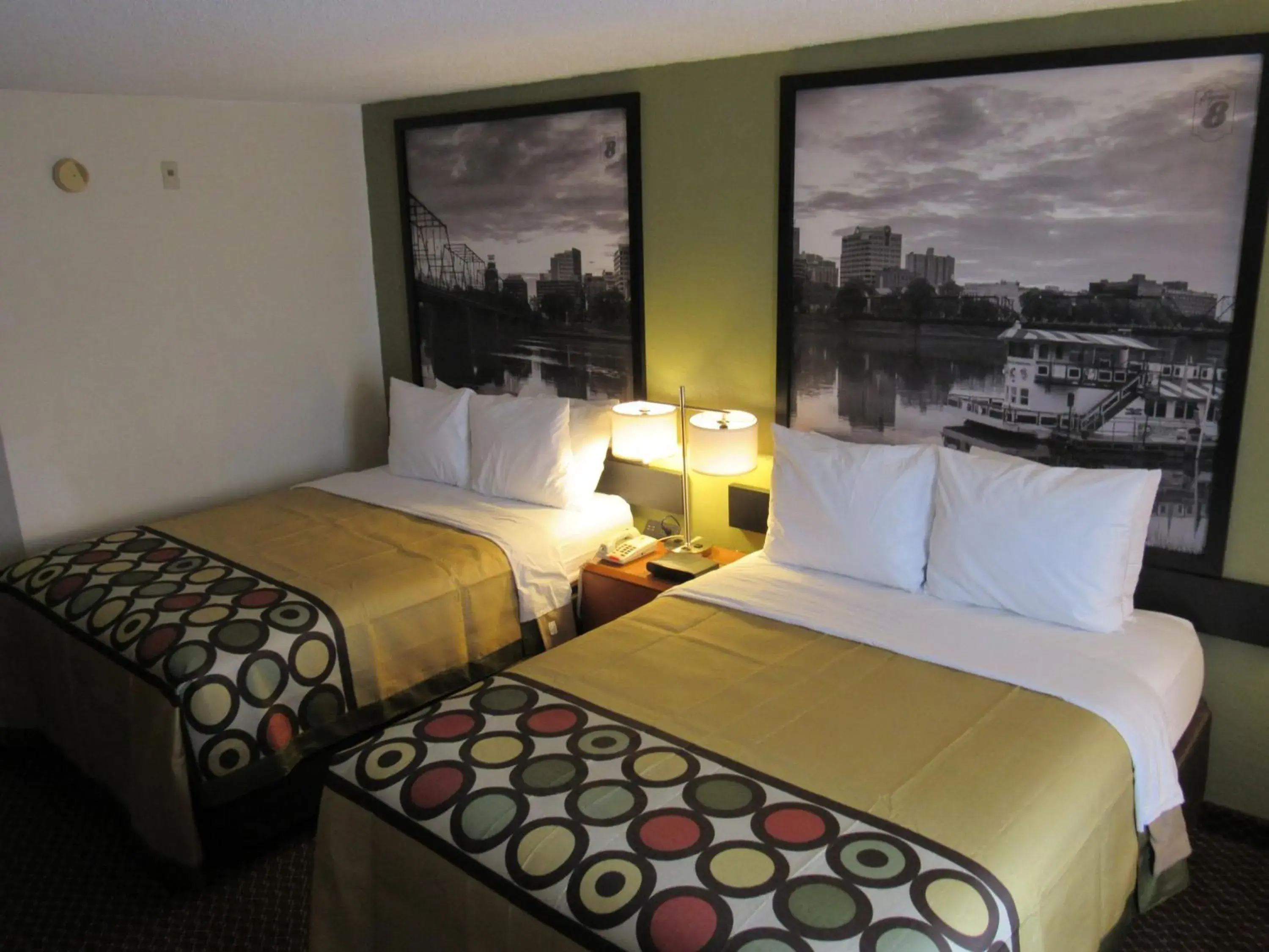 Bed in Super 8 by Wyndham New Cumberland