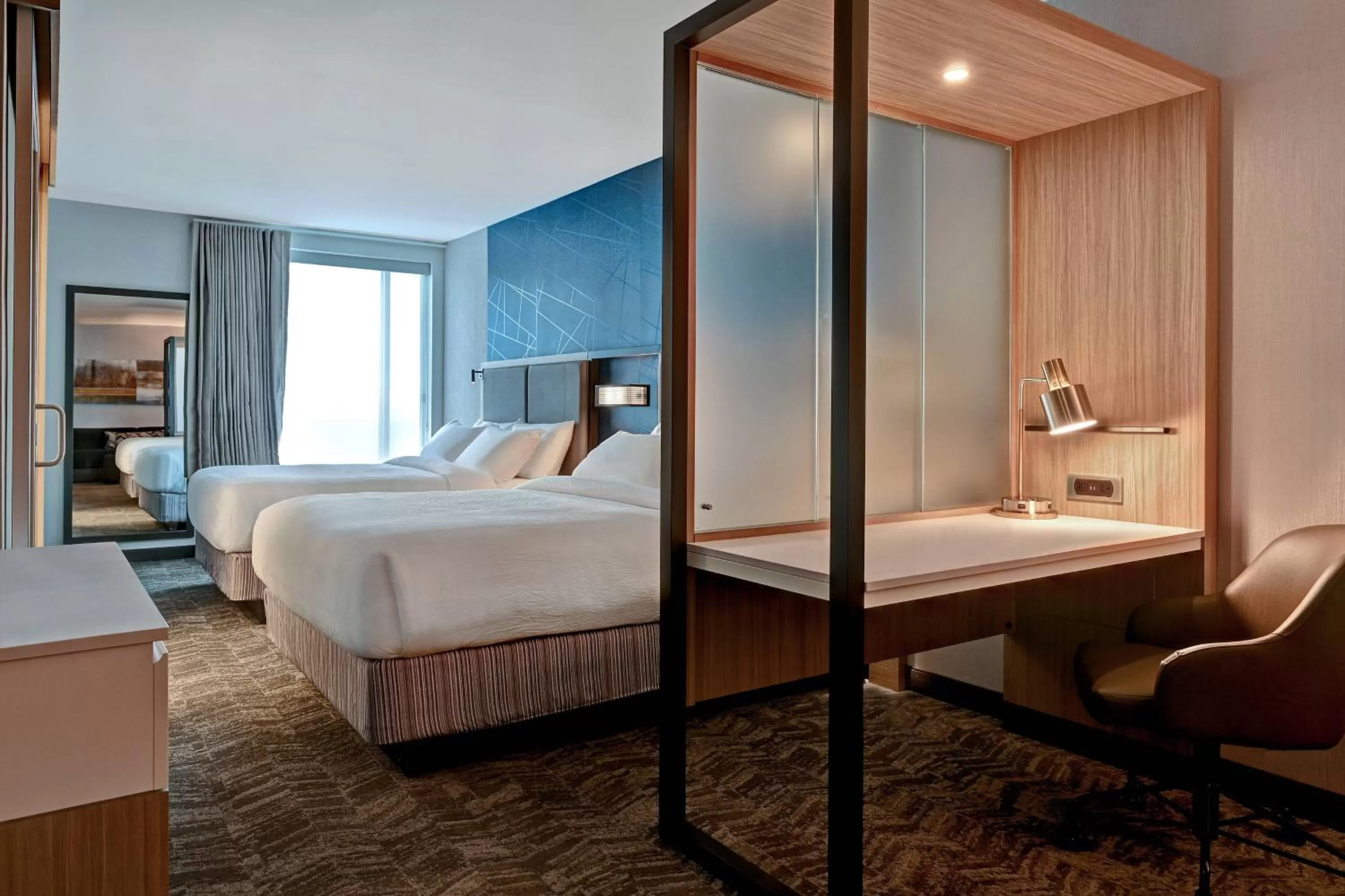 Queen Suite with Trundle Bed - Hearing Accessible in SpringHill Suites by Marriott Albuquerque University Area