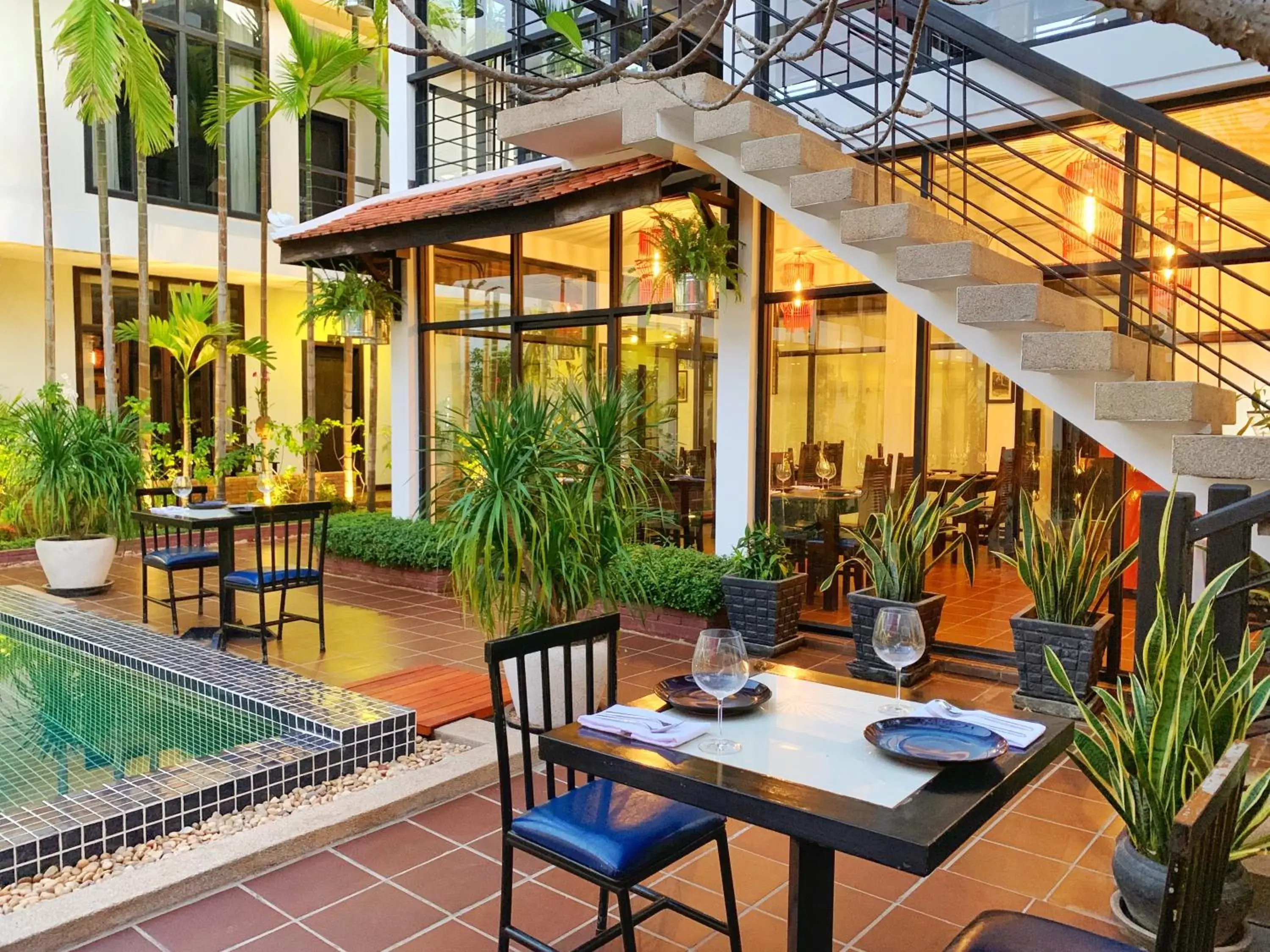 Swimming pool in The Bliss Angkor Swimming pool in The Bliss Angkor