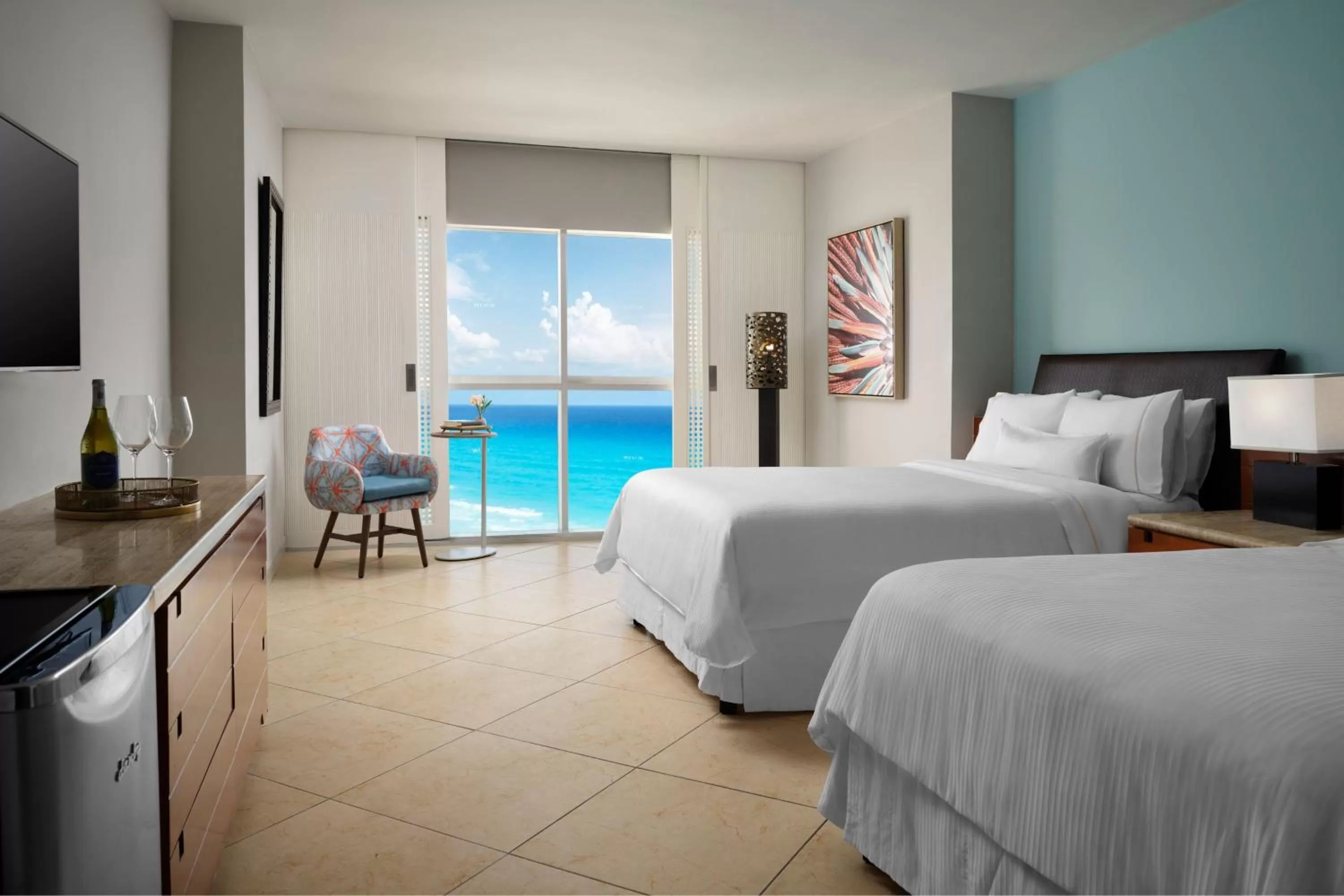 Photo of the whole room, Bed in The Westin Resort & Spa Cancun
