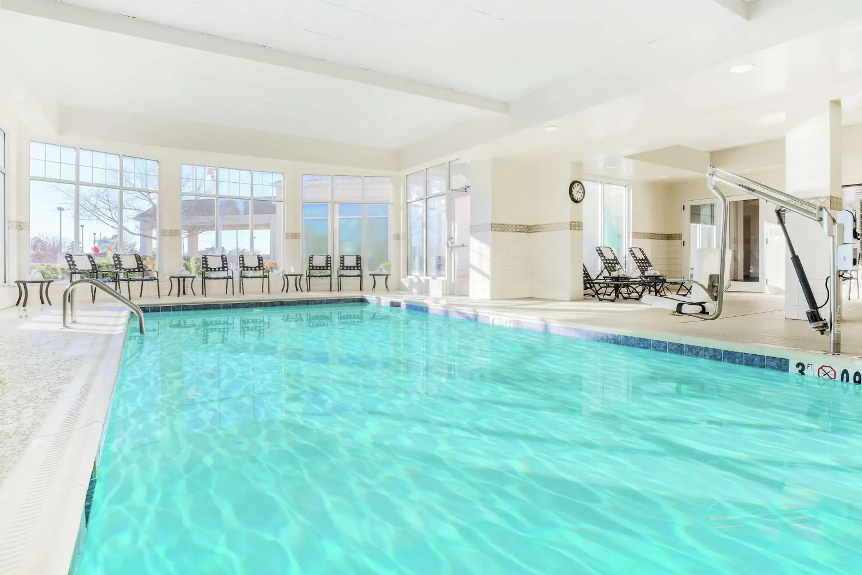 Pool view, Swimming Pool in Hilton Garden Inn Roanoke Rapids / Carolina Crossroads