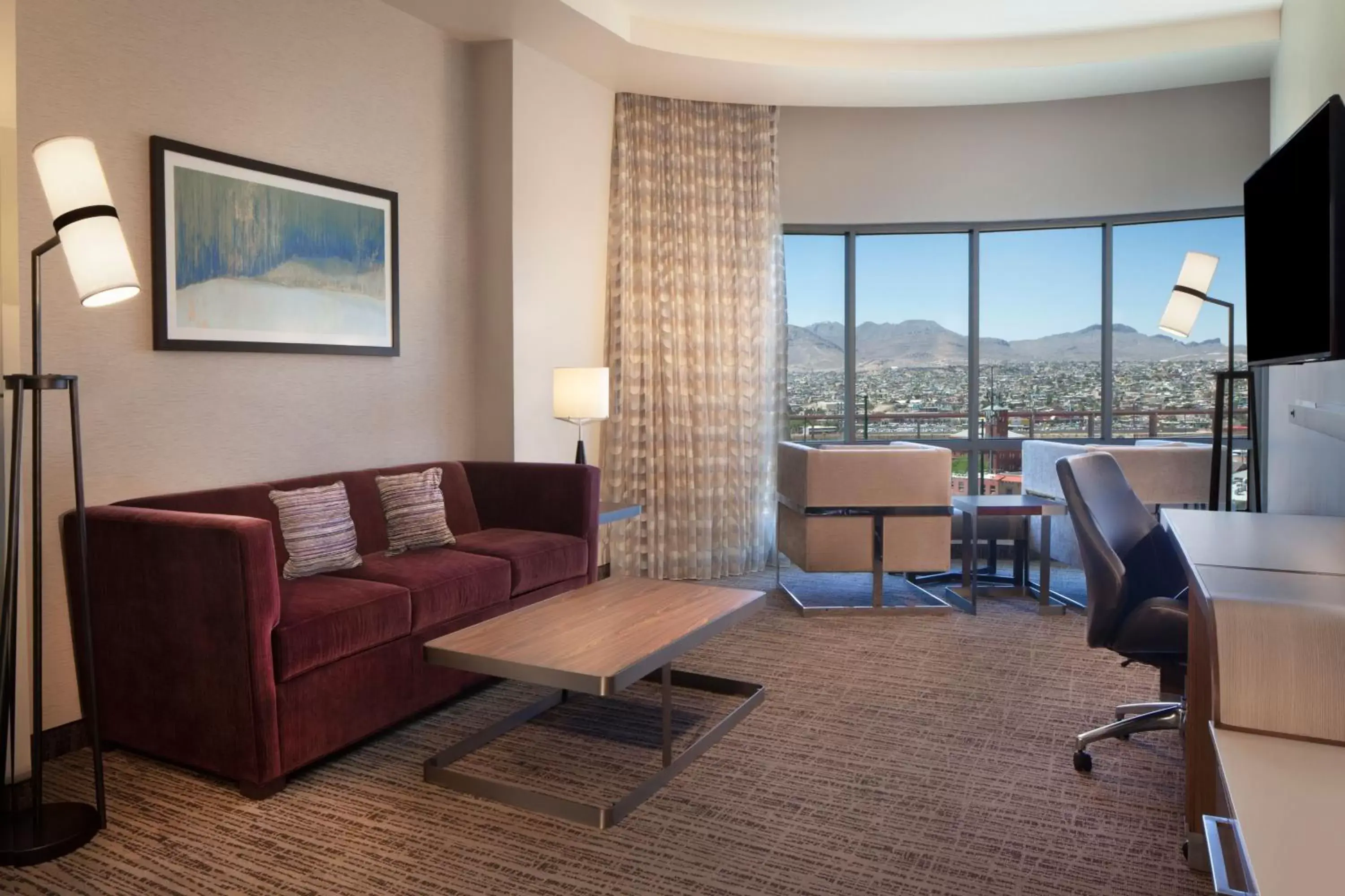 Living room, Seating Area in Courtyard By Marriott El Paso Downtown/Convention Center