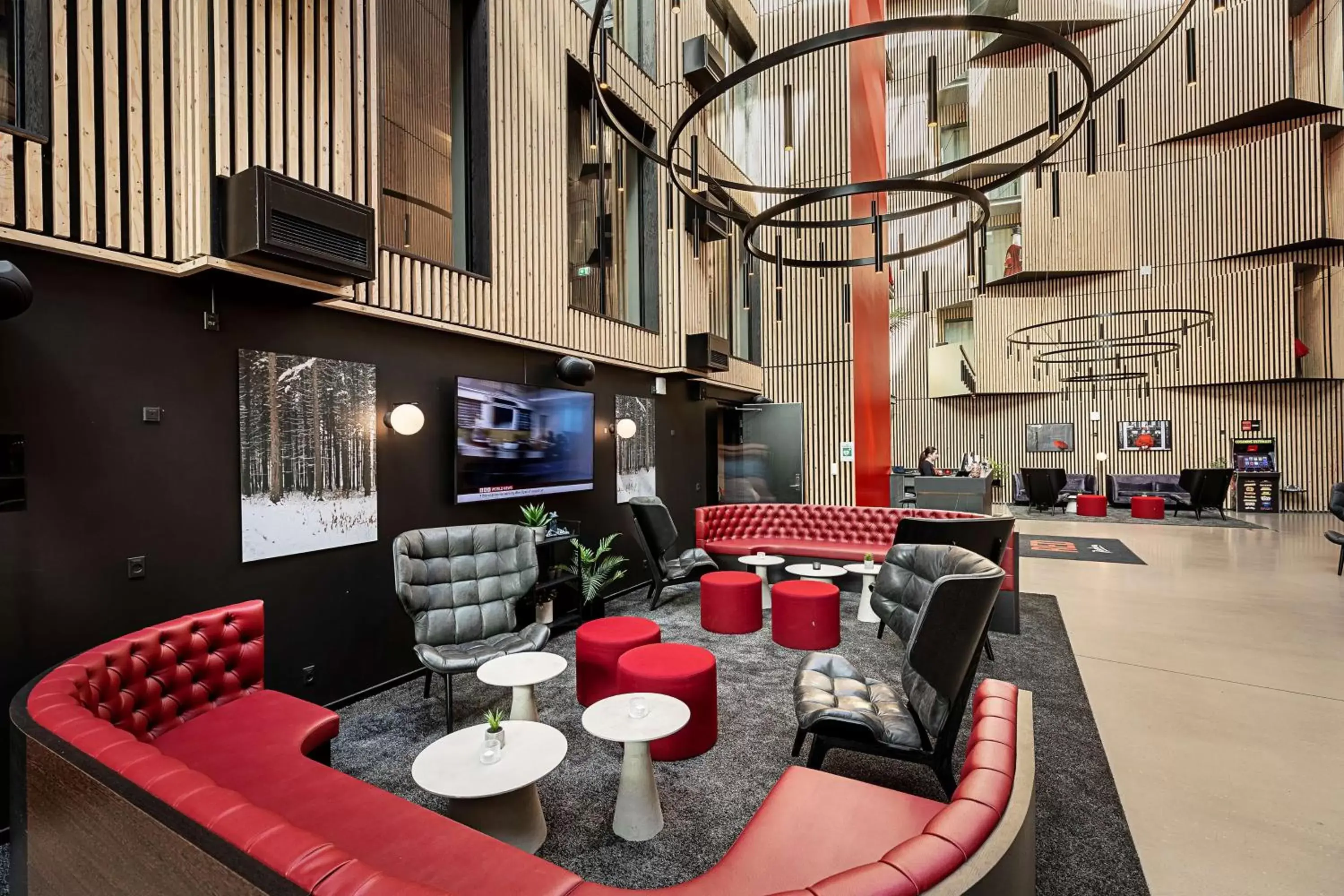 Lobby or reception, Restaurant/Places to Eat in Radisson RED Aarhus