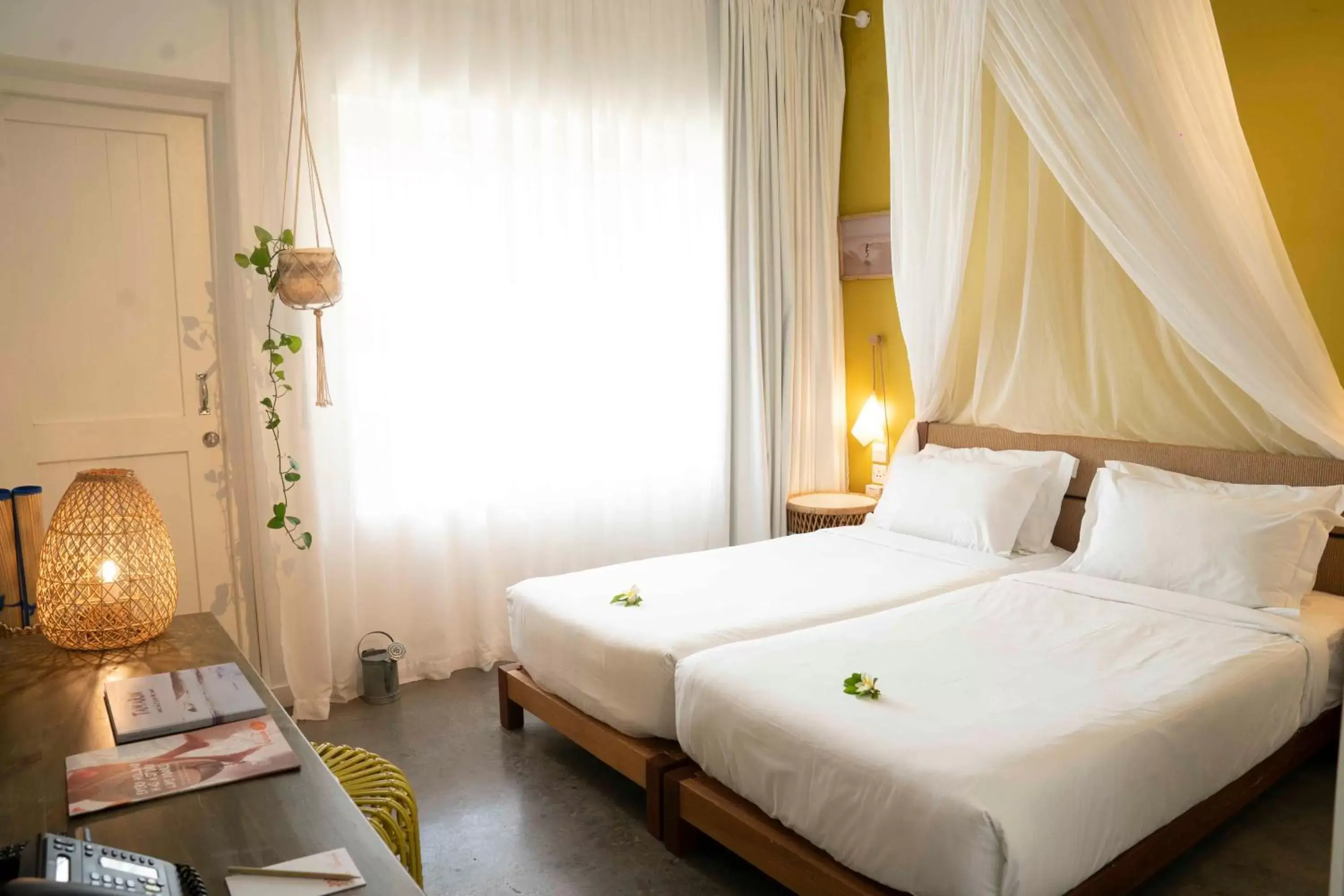 Bed in Veranda Tamarin Hotel & Spa