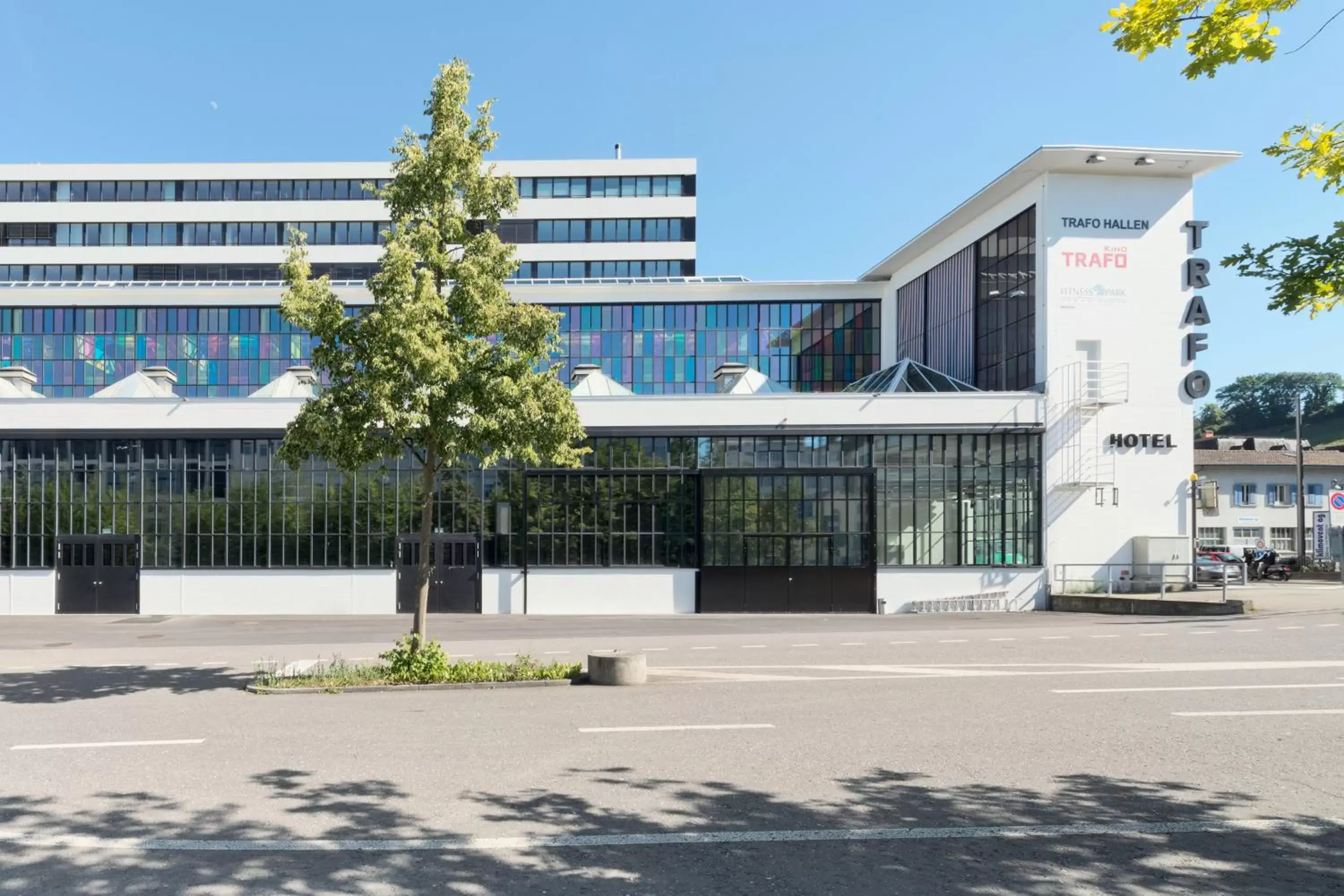 Facade/entrance in Trafo Hotel Baden Facade/entrance in Trafo Hotel Baden