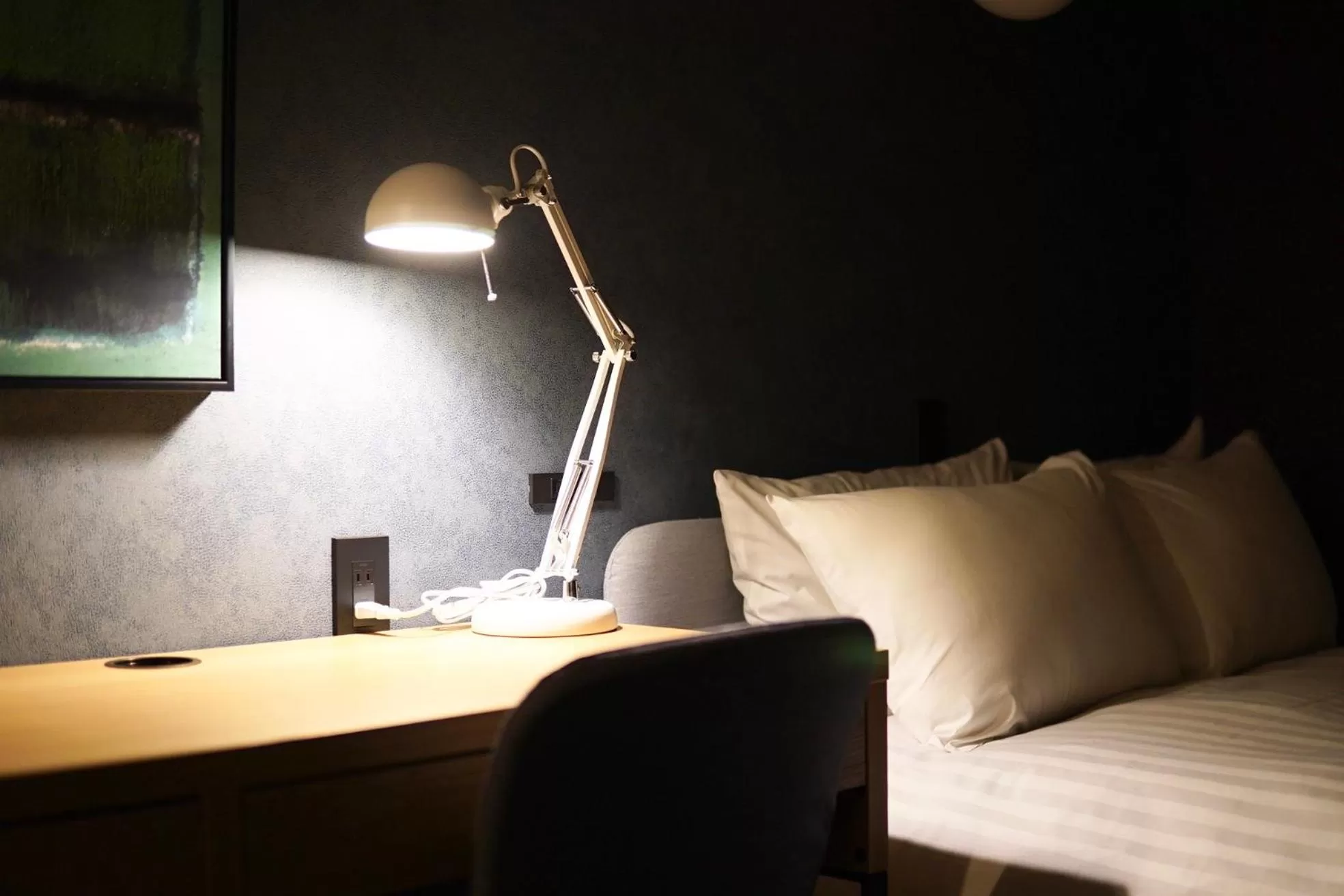 Bed in TAKETO STAY PREMIERE SAPPORO Eki