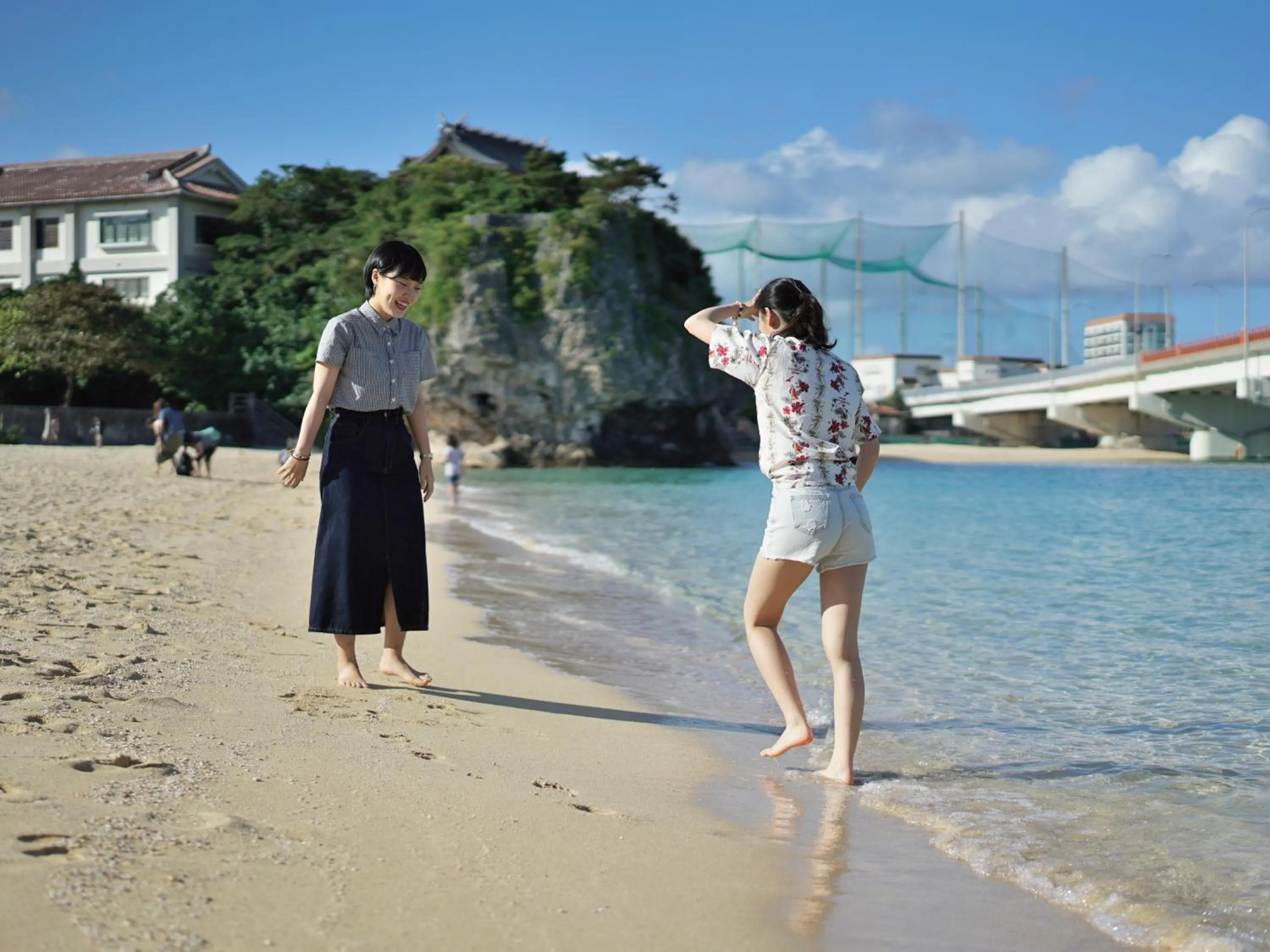 Beach in HOTEL SANSUI NAHA Ryukyu Onsen Naminoue-No-Yu