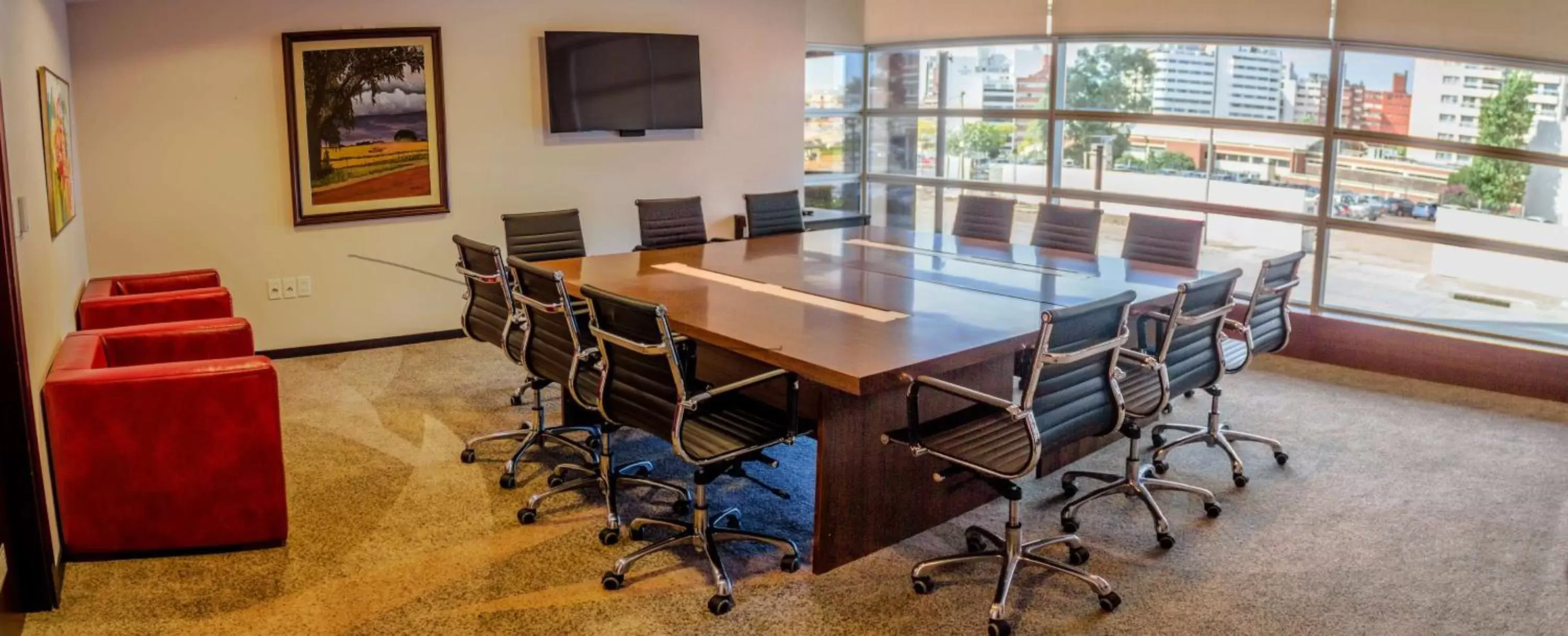 Meeting/conference room, Dining Area in Hilton Garden Inn Montevideo