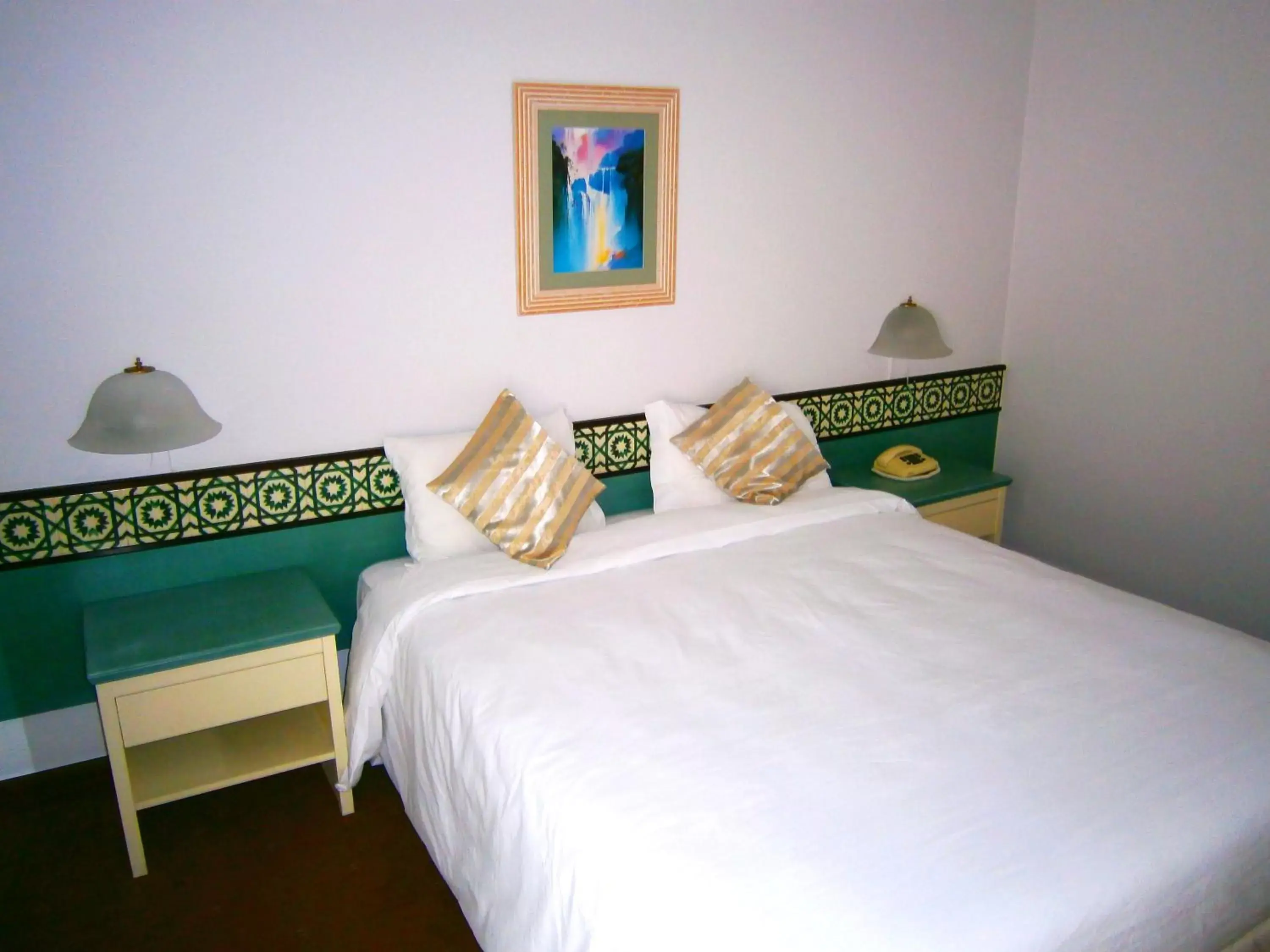 Bed in Hotel Cristal Caldas