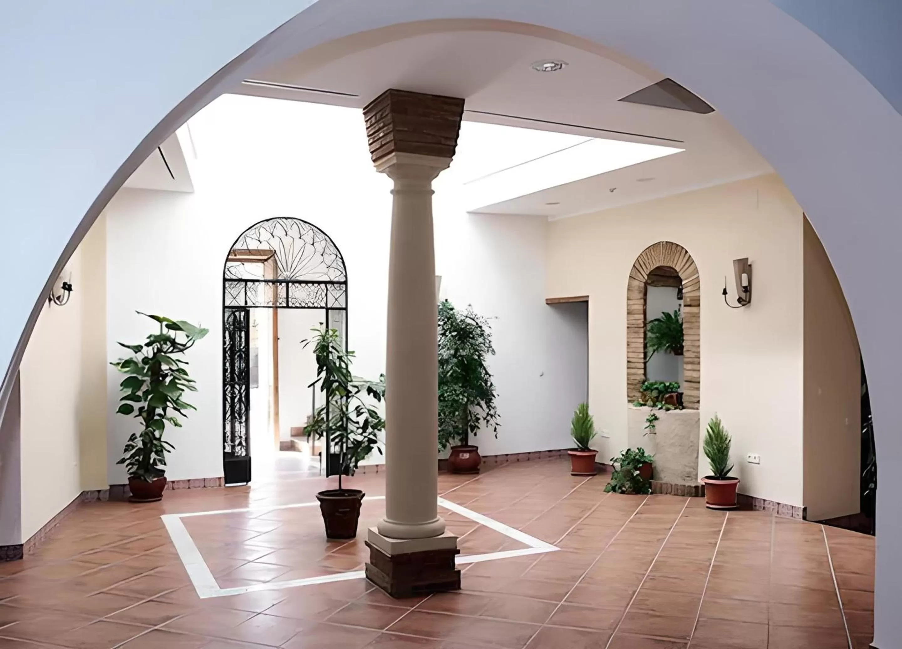 Patio in Hotel Plateros