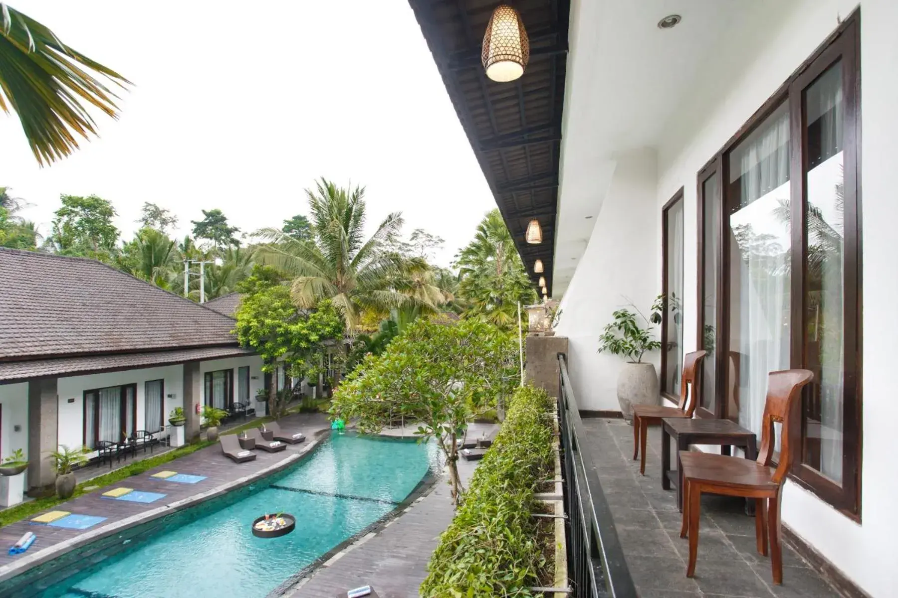 Balcony/Terrace, Pool View in Ubud Raya Shala