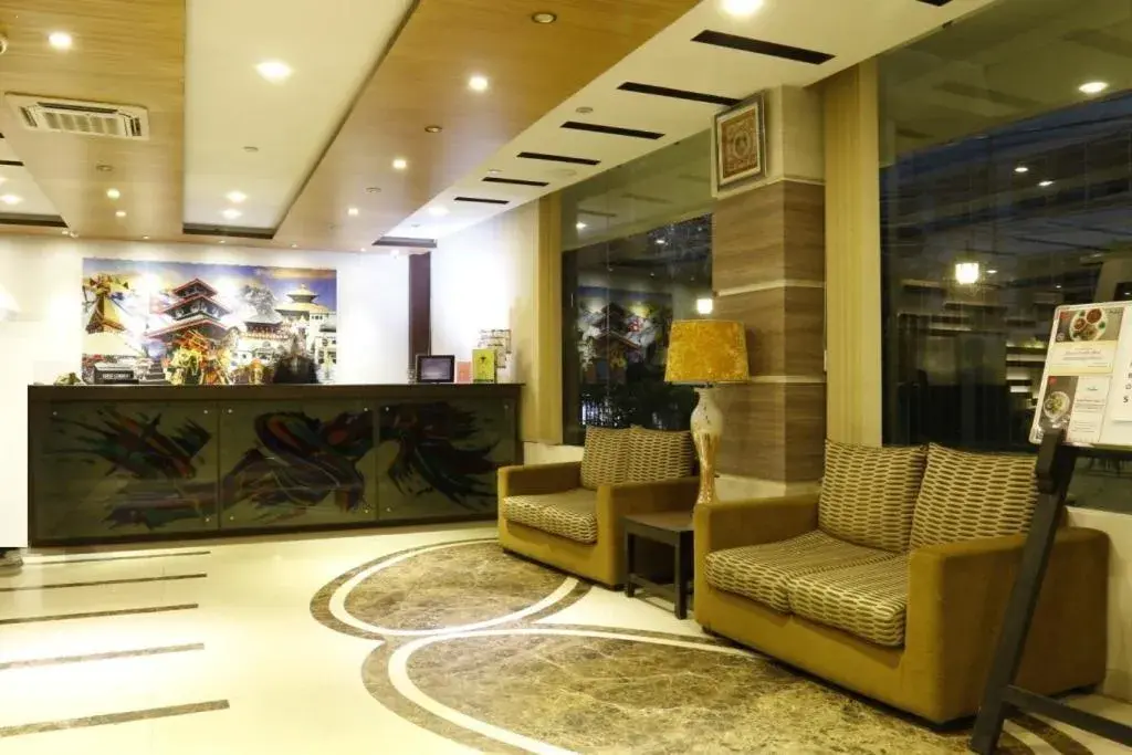 Living room, Lobby/Reception in Hotel Mirage Kathmandu