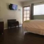 Decorative detail, Bed in Olancha RV Park and Motel