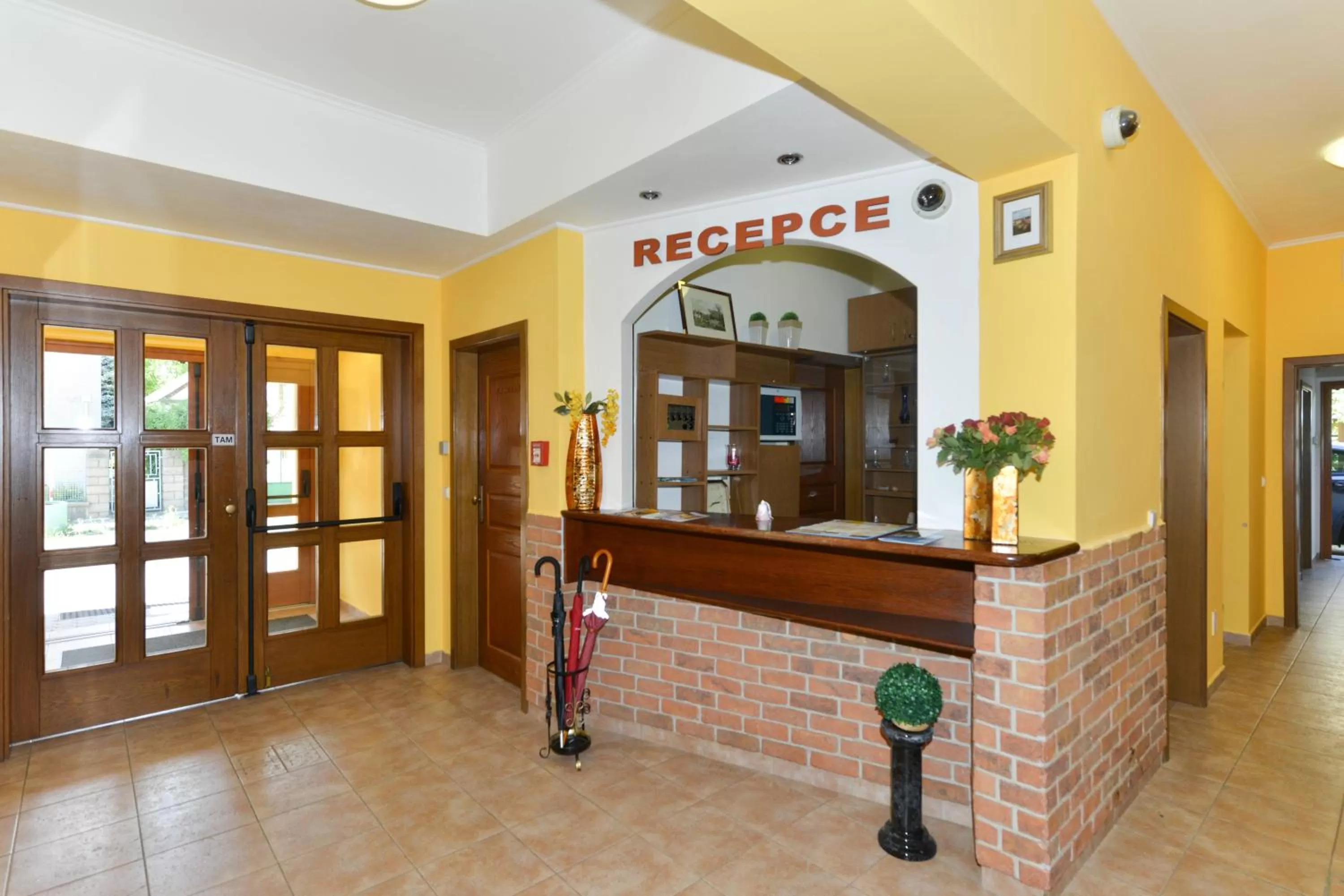 Lobby or reception in Hotel Trilobit