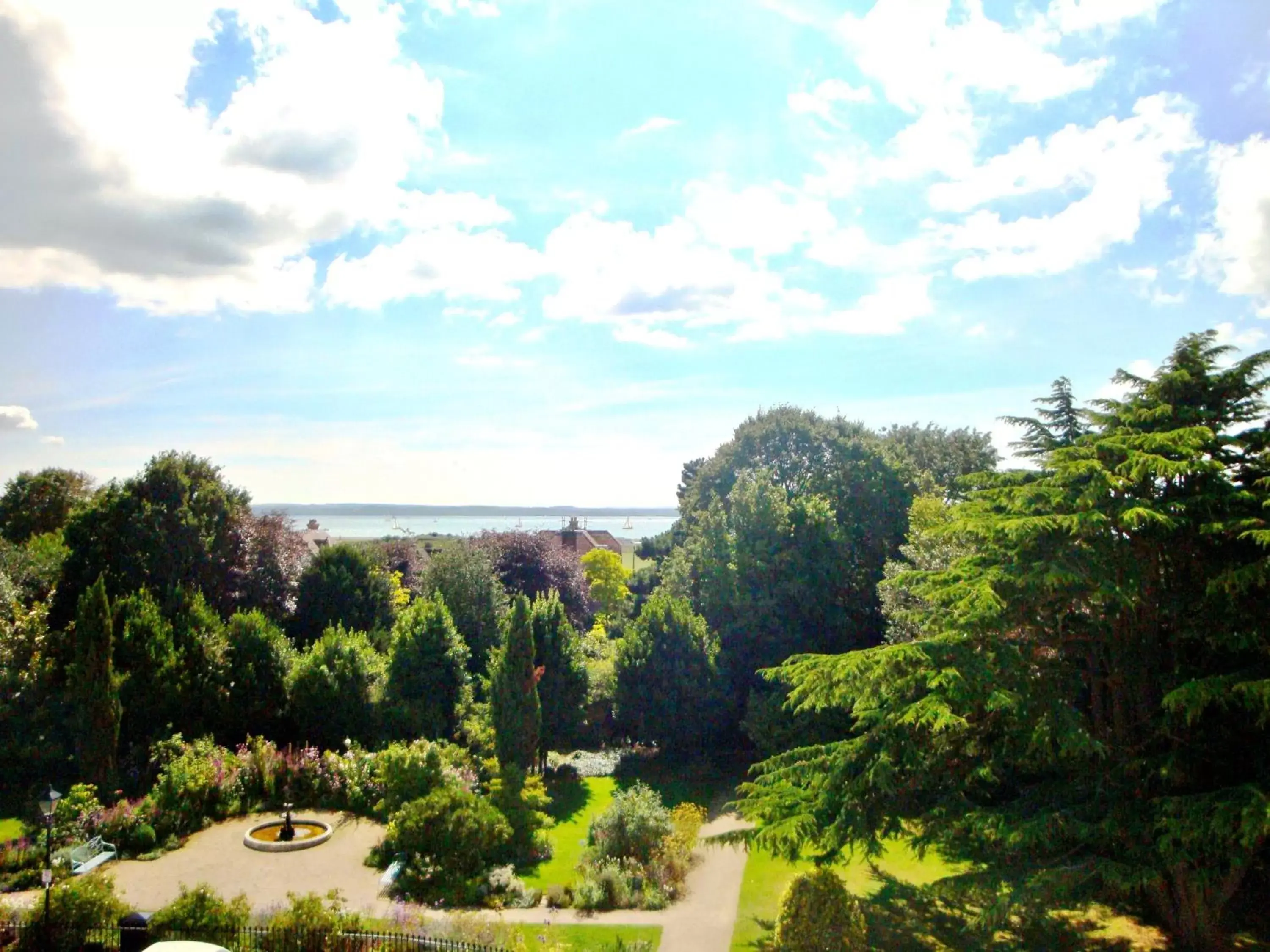 Garden view in Anglesey Hotel