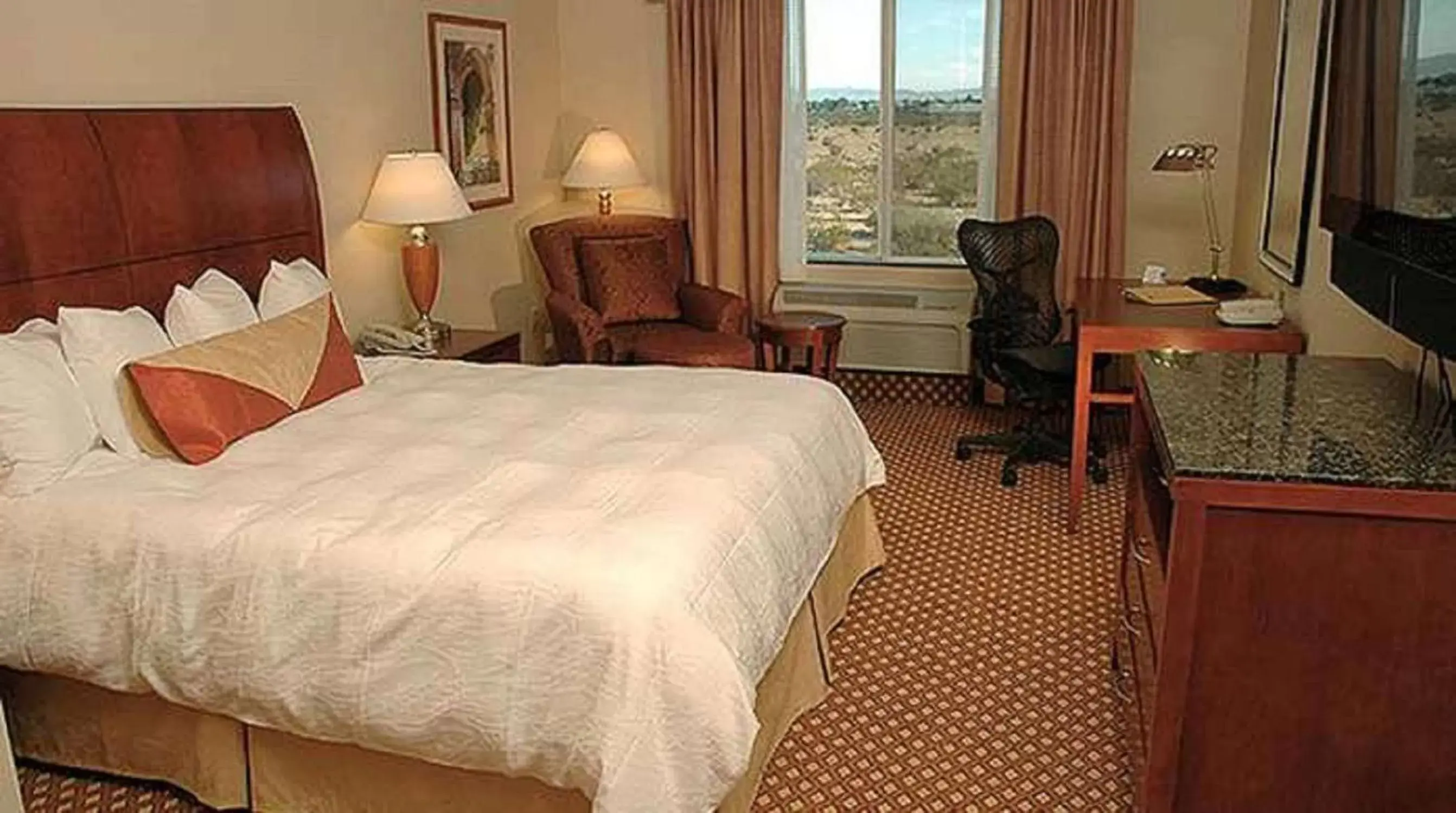 Bed in Hilton Garden Inn Victorville