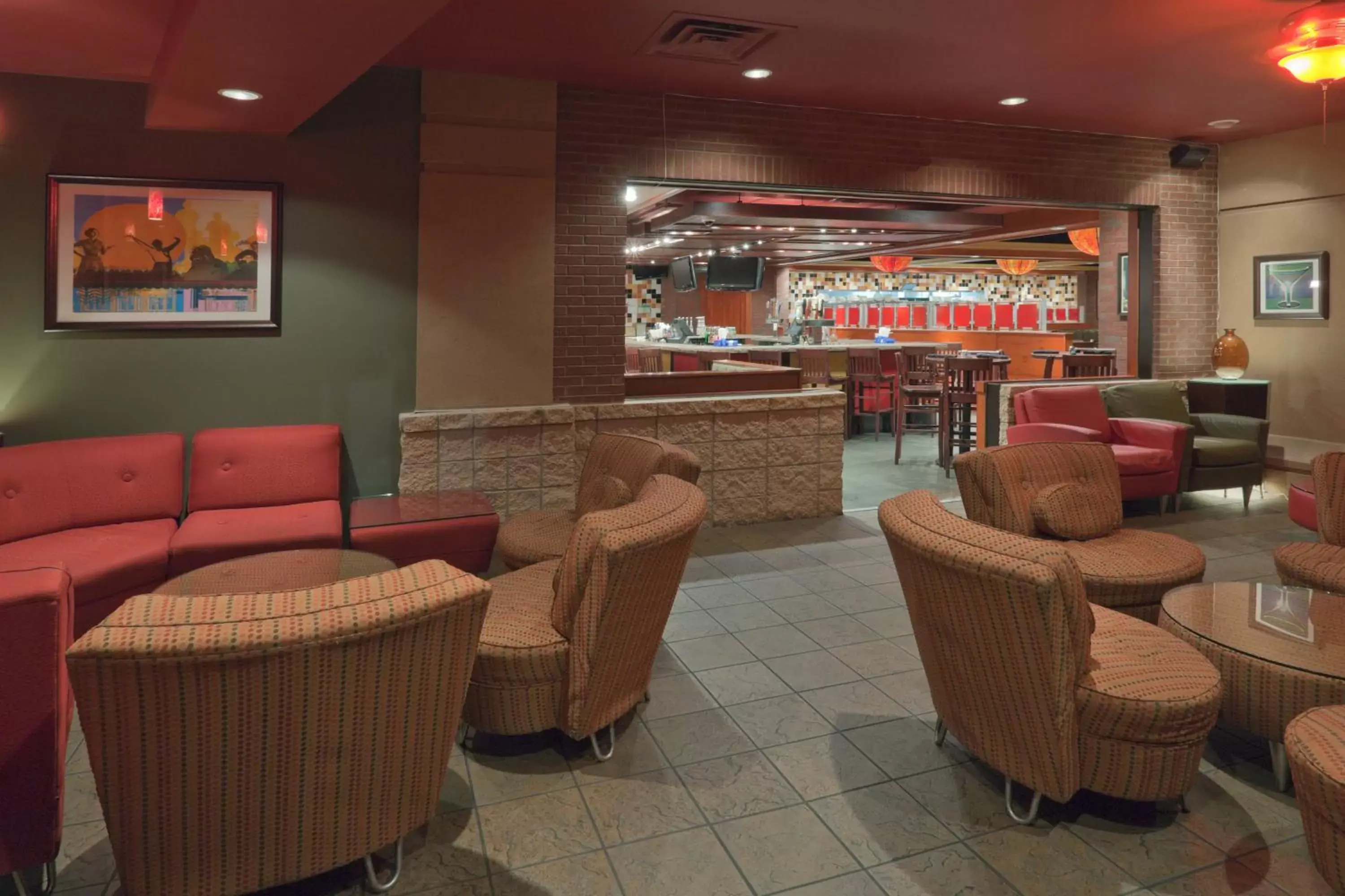 Lounge or bar, Lounge/Bar in Holiday Inn Carbondale - Conference Center, an IHG Hotel