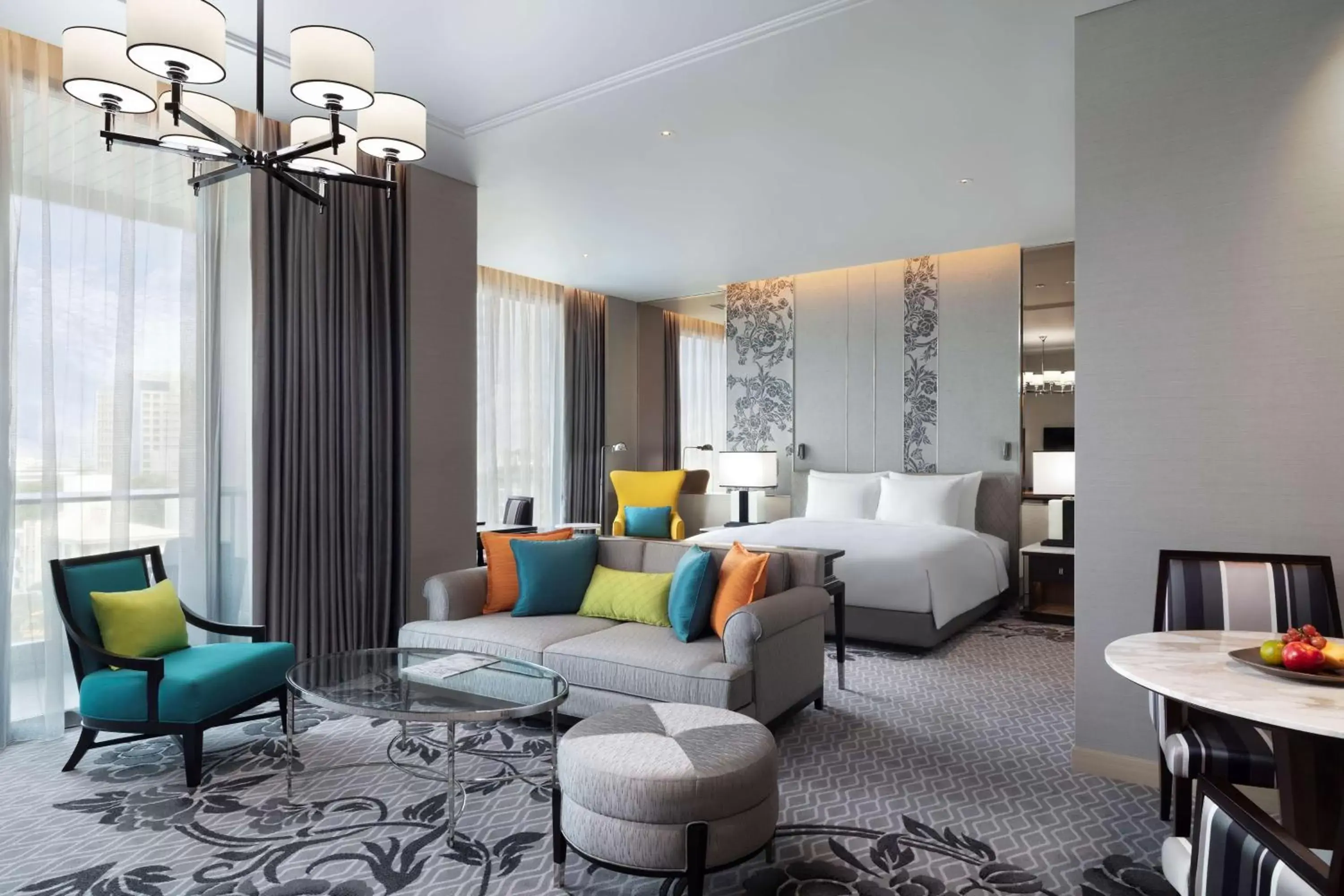 Bedroom, Seating Area in Sindhorn Kempinski Hotel Bangkok - SHA Extra Plus Certified