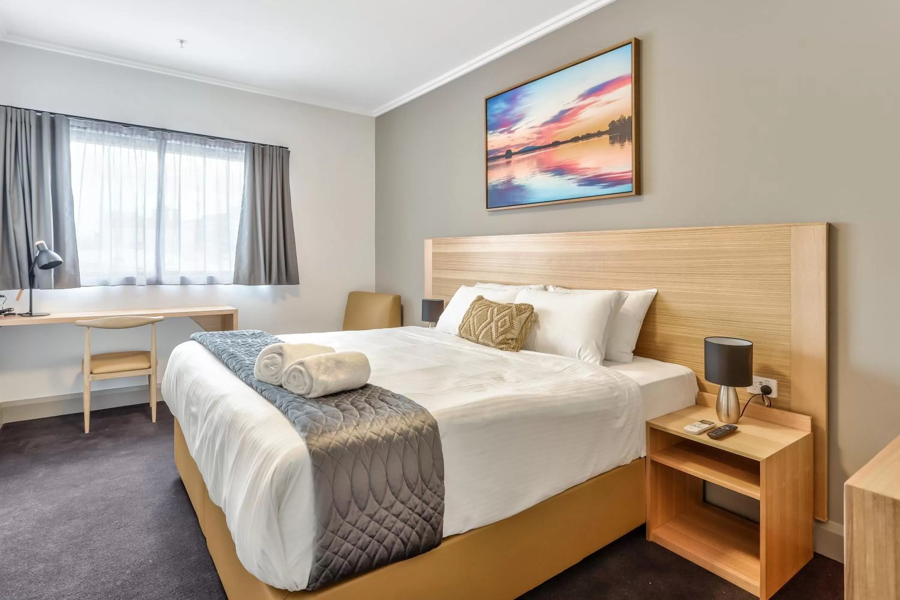 Bed in Meridian Hotel Hurstville