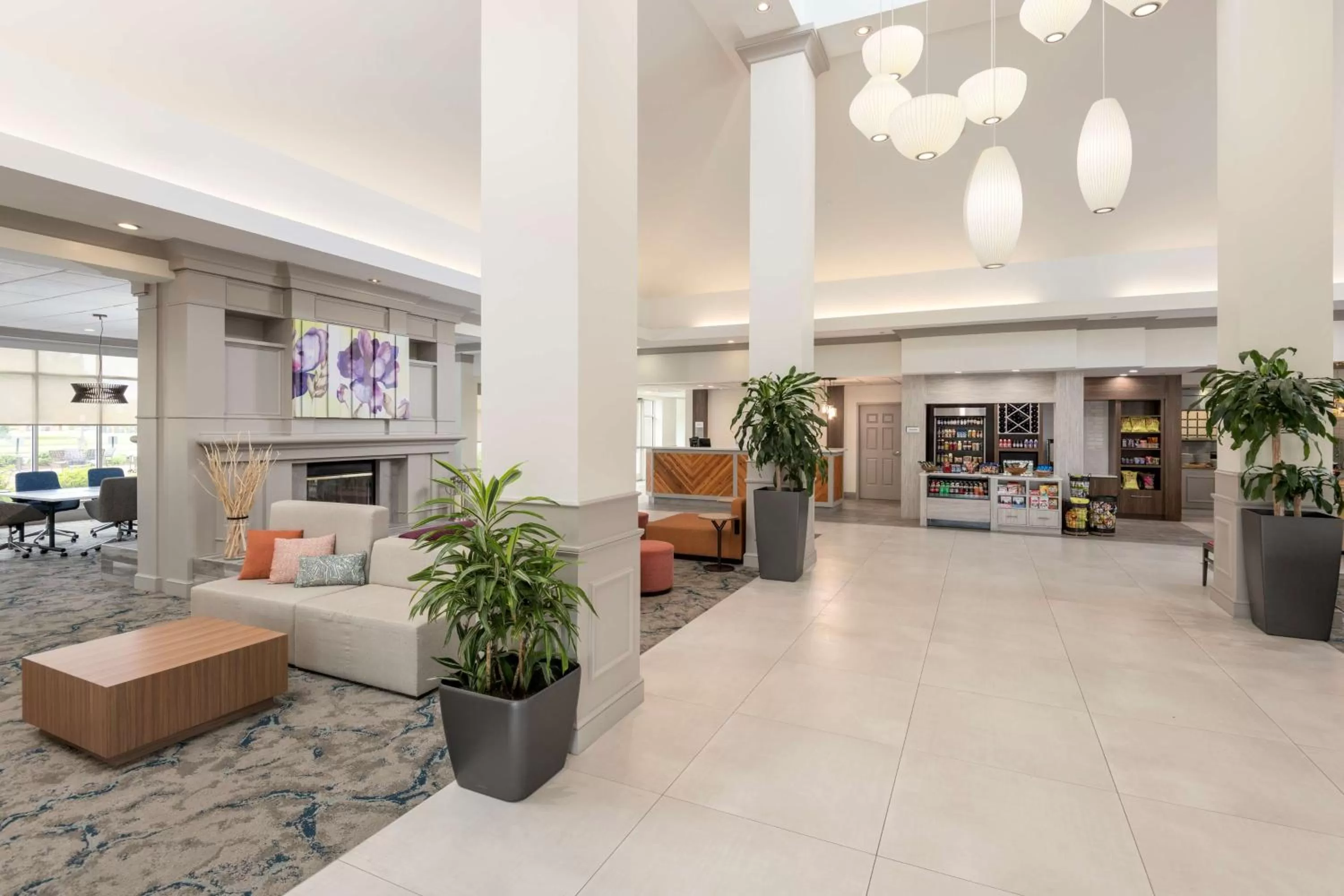 Lobby or reception in Hilton Garden Inn Lafayette/Cajundome