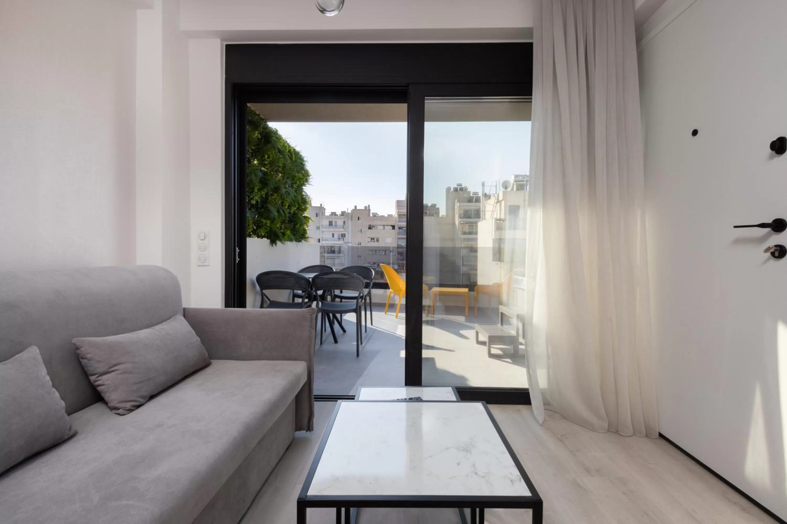 Balcony/Terrace in Incanto Boutique Suites - Neos Kosmos