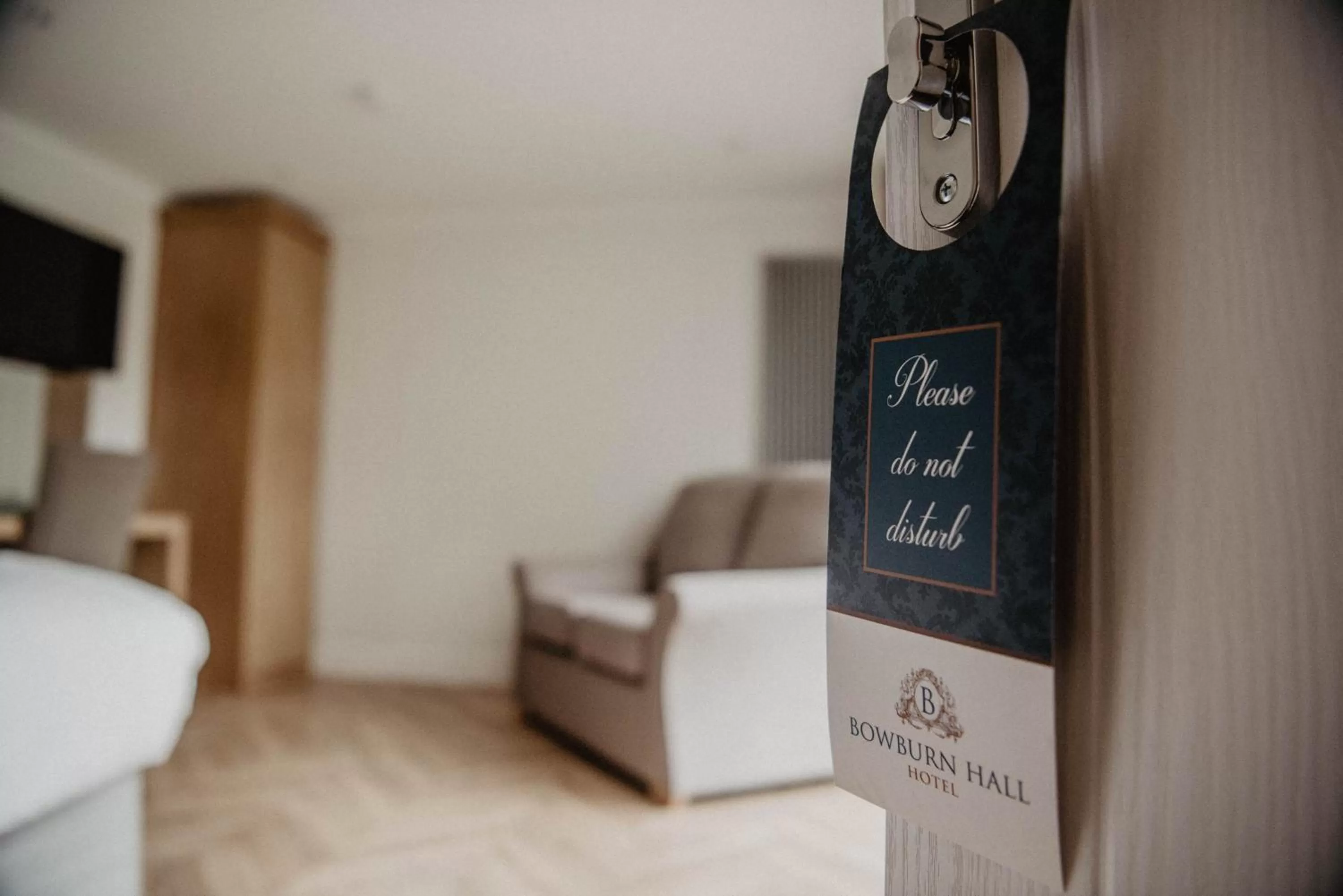 Bed in Bowburn Hall Hotel