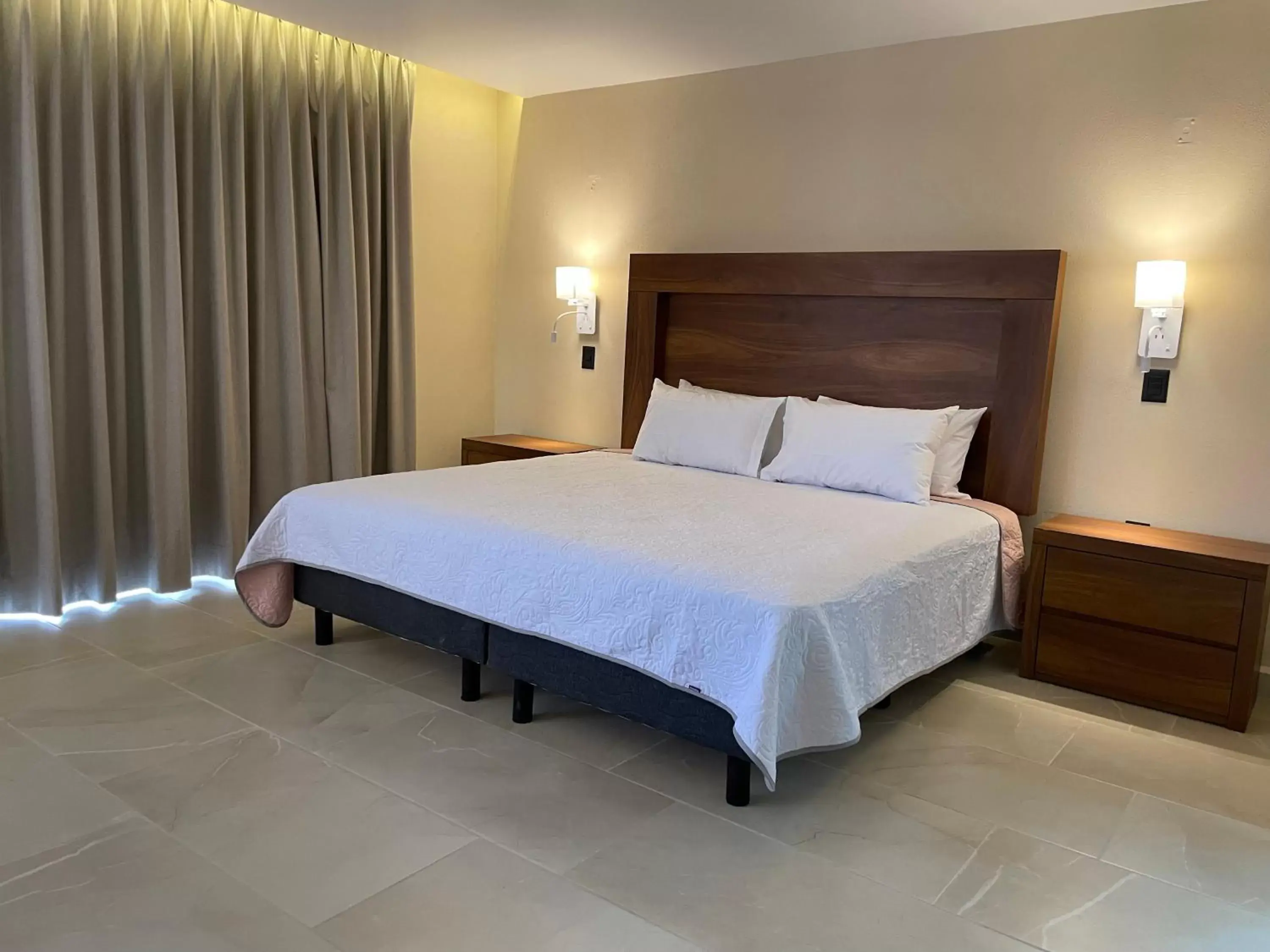 Bed in Hotel Balcón del Cielo Bed in Hotel Balcón del Cielo