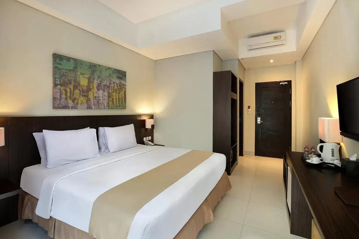 Bed in Rofa Kuta Hotel - CHSE Certified