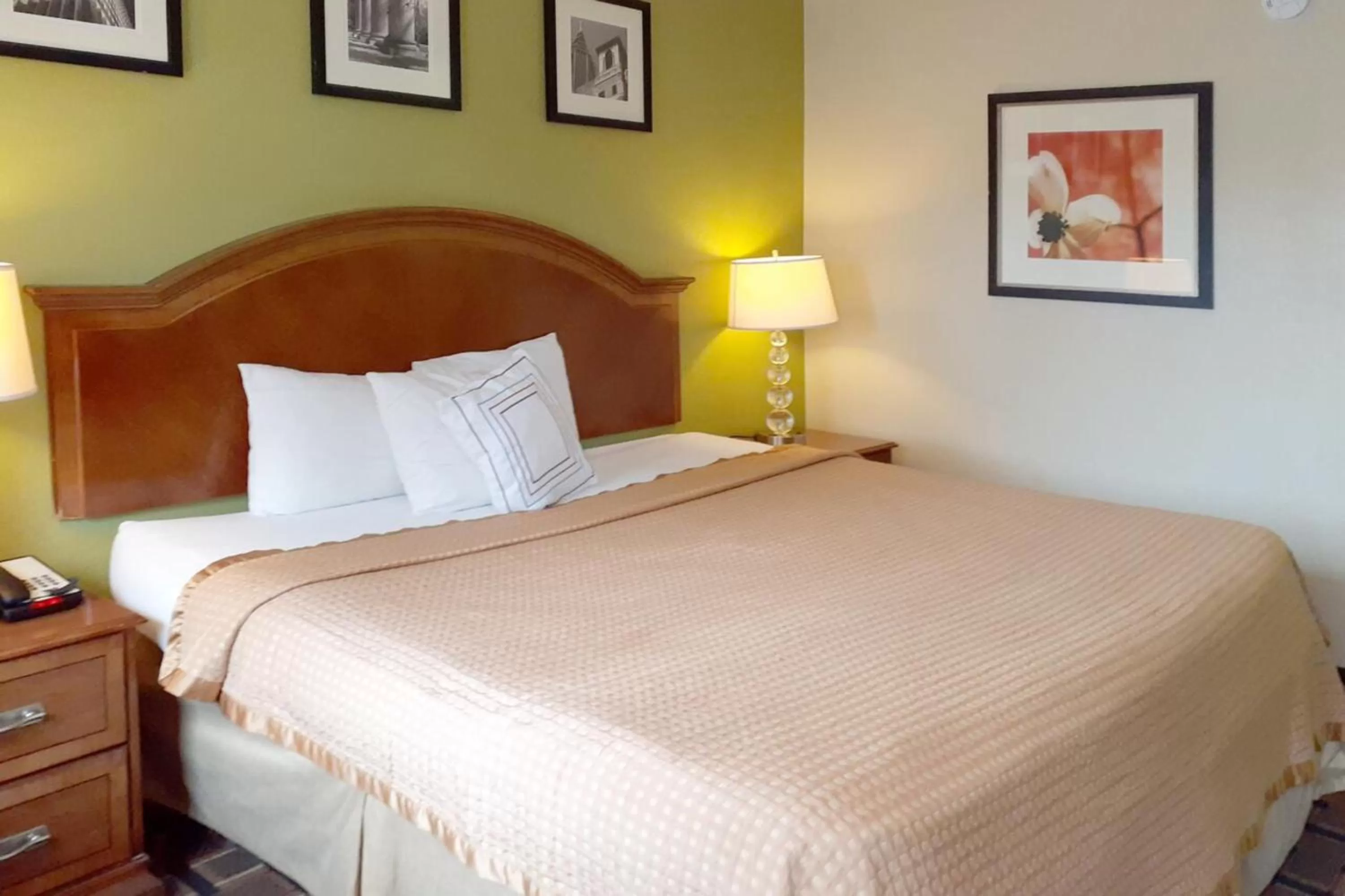 Bed in Savannah Garden Hotel