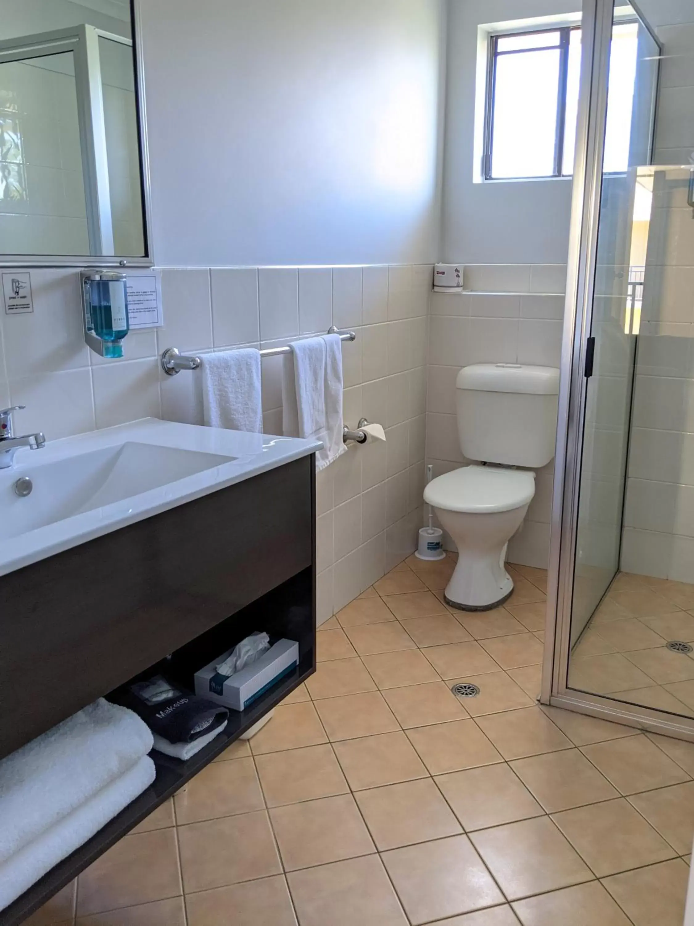 Bathroom in Araluen Motor Lodge