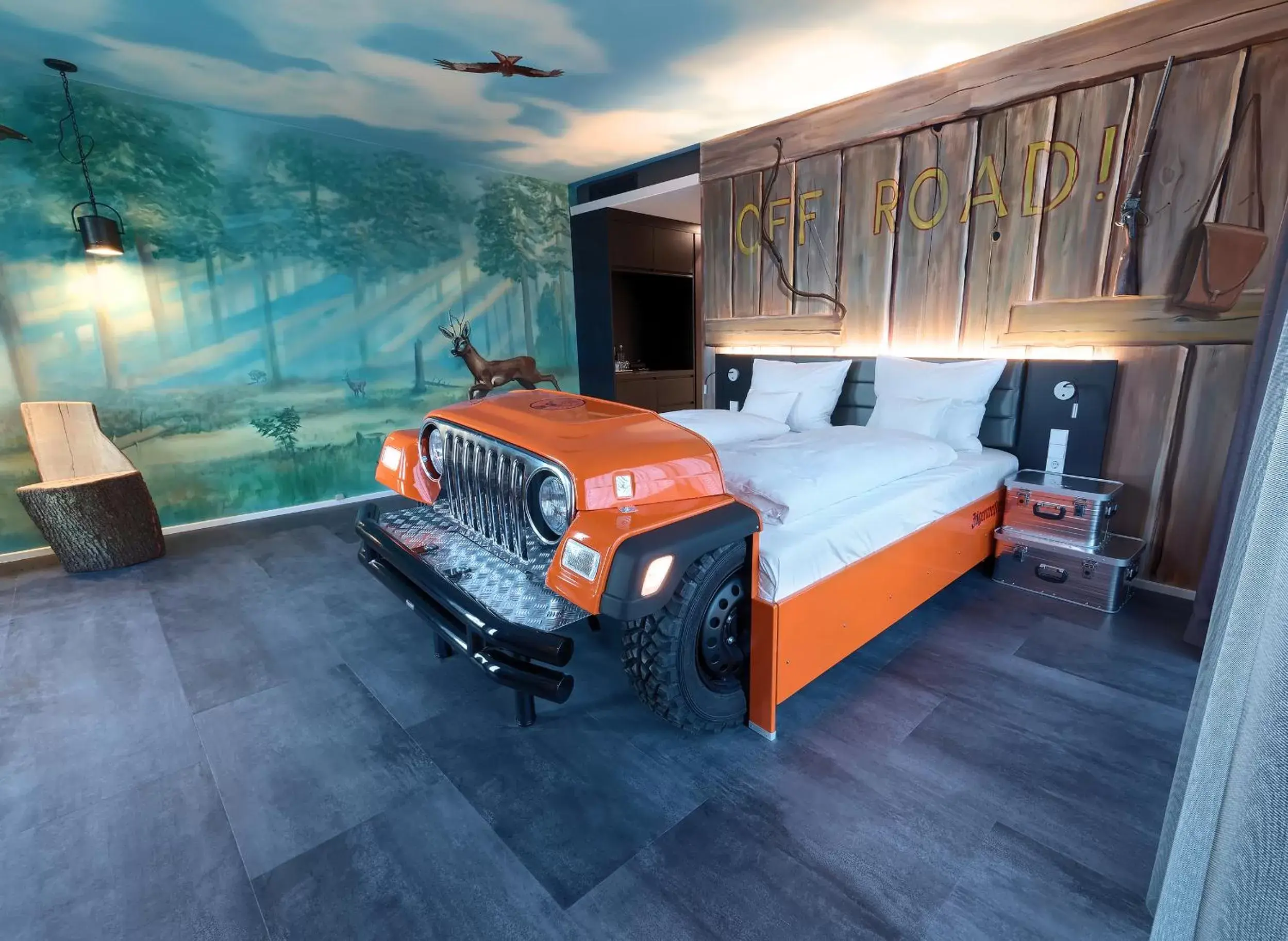 Photo of the whole room, Bed in V8 HOTEL Motorworld Region Stuttgart Photo of the whole room, Bed in V8 HOTEL Motorworld Region Stuttgart