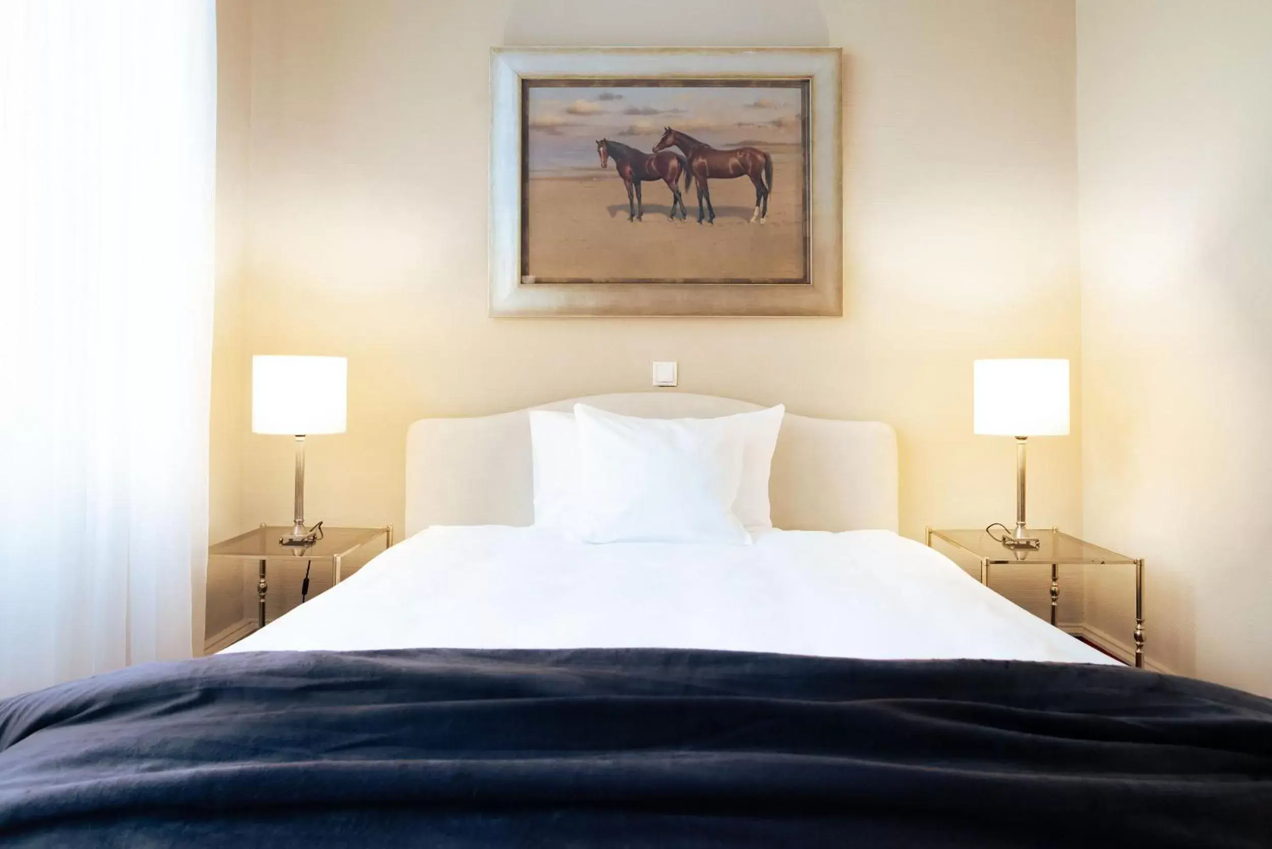 Bed in Hotel Bamberger Hof Bellevue Bed in Hotel Bamberger Hof Bellevue