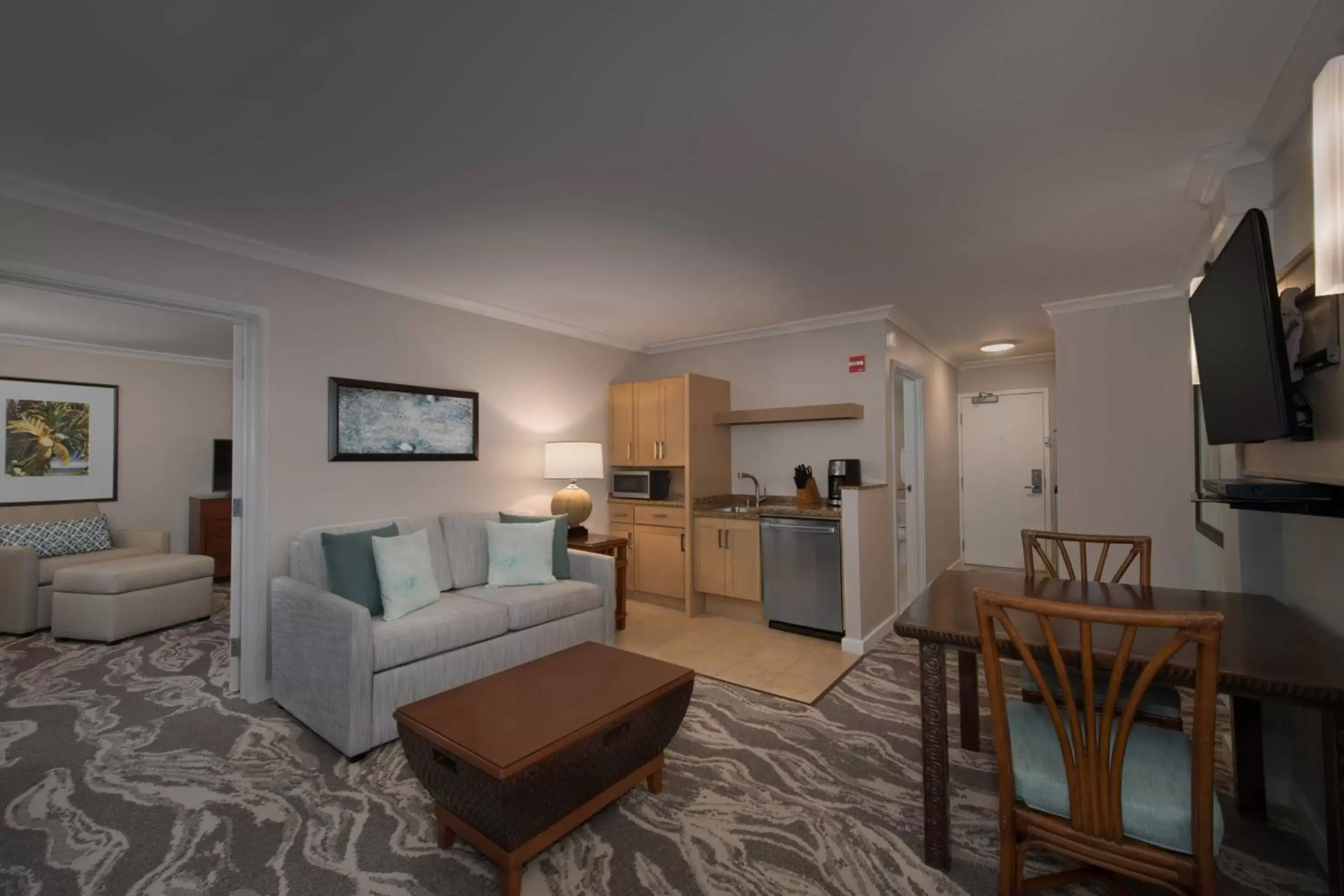 Bedroom, Seating Area in Marriott's Maui Ocean Club - Molokai, Maui & Lanai Towers