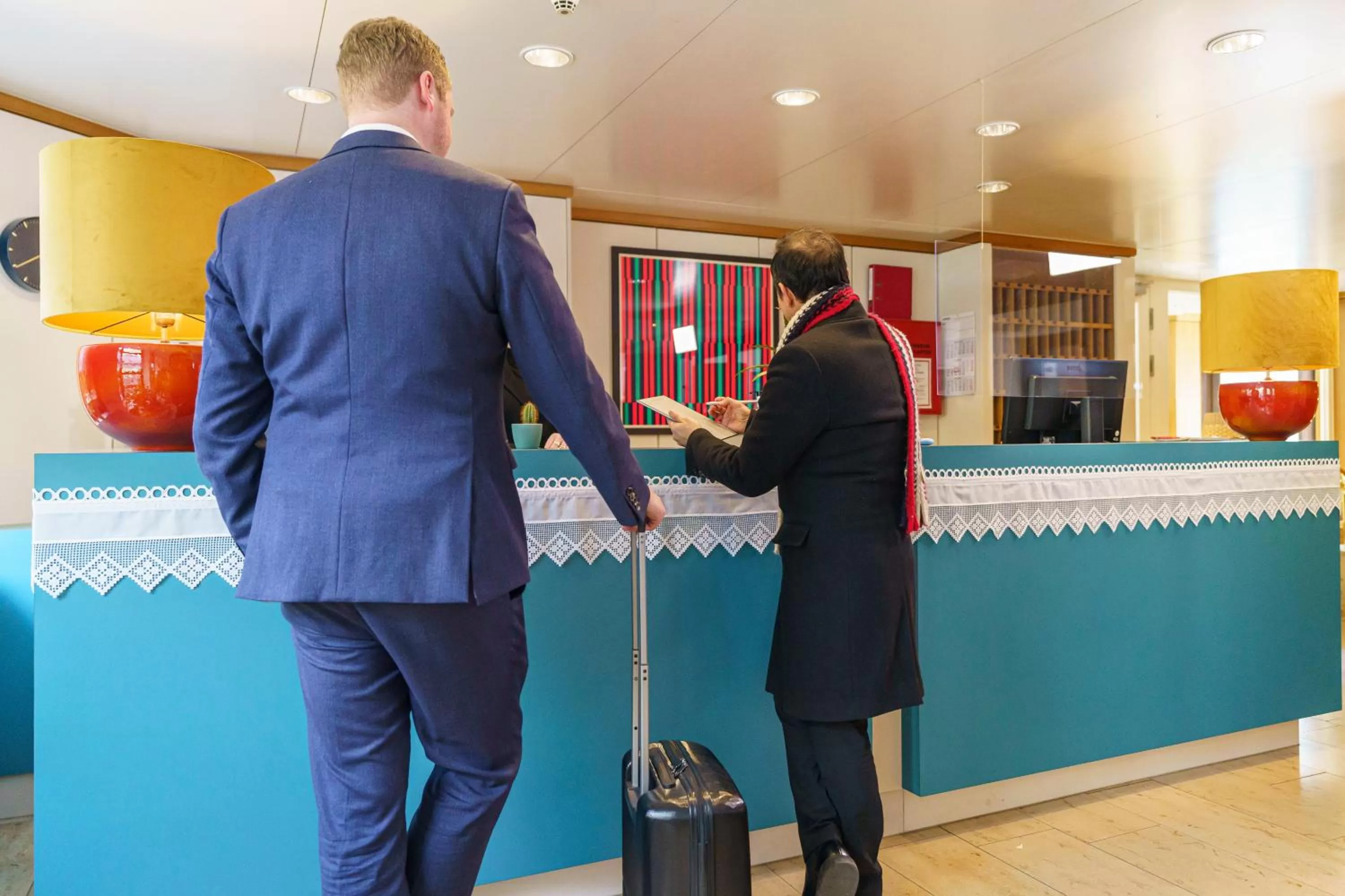 Lobby or reception in Tante ALMA's Bonner Hotel