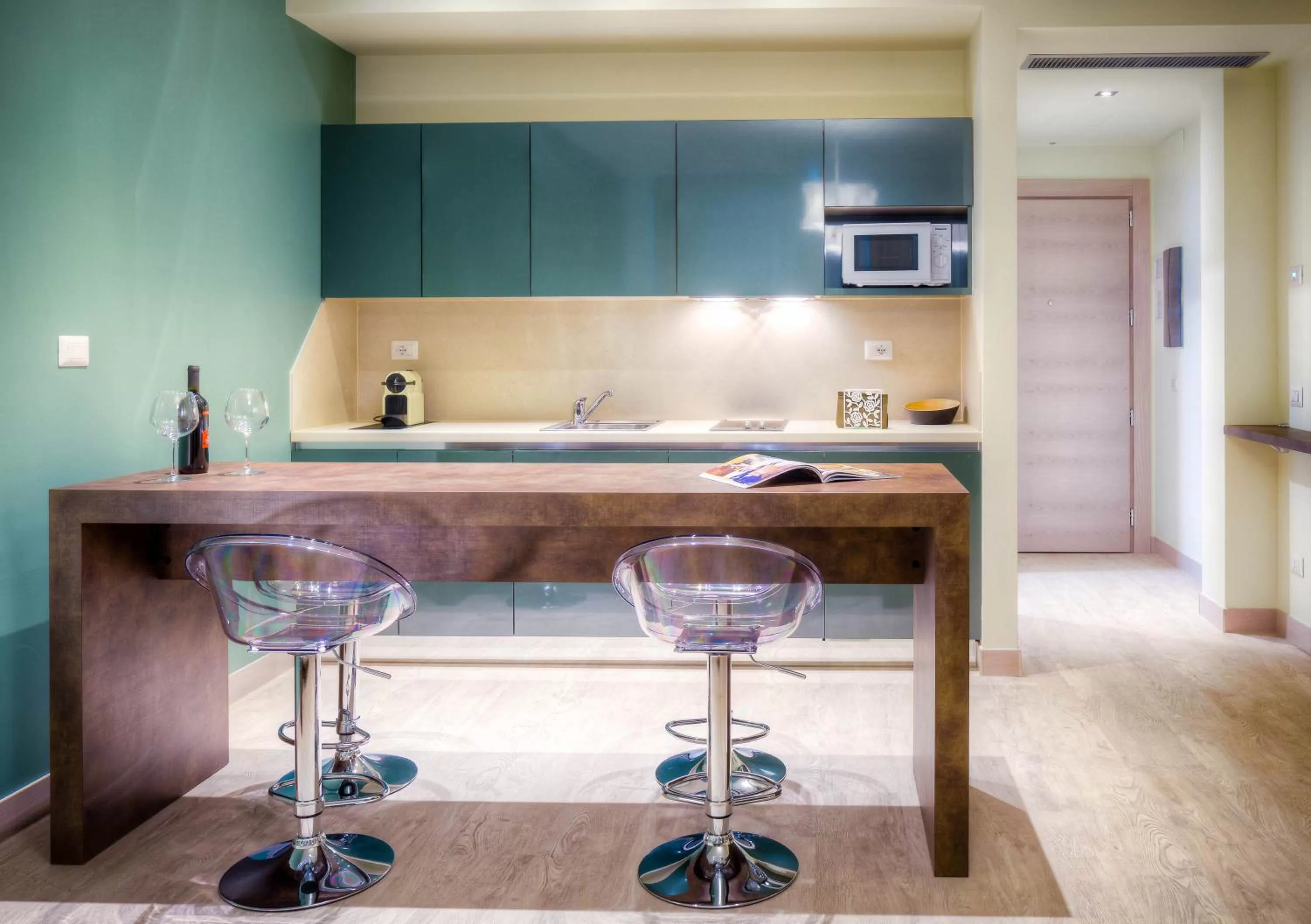 Kitchen or kitchenette in Forte16 View & SPA