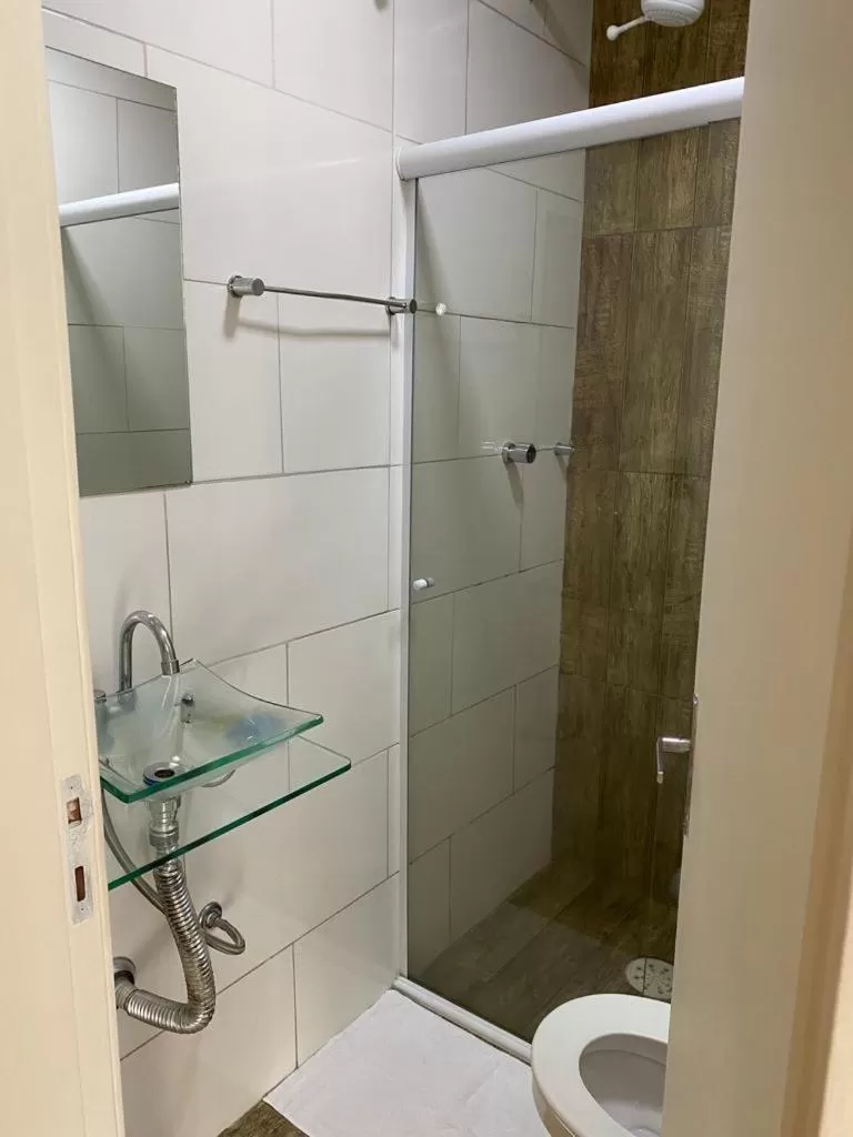 Bathroom in Santa Cecília Pousada