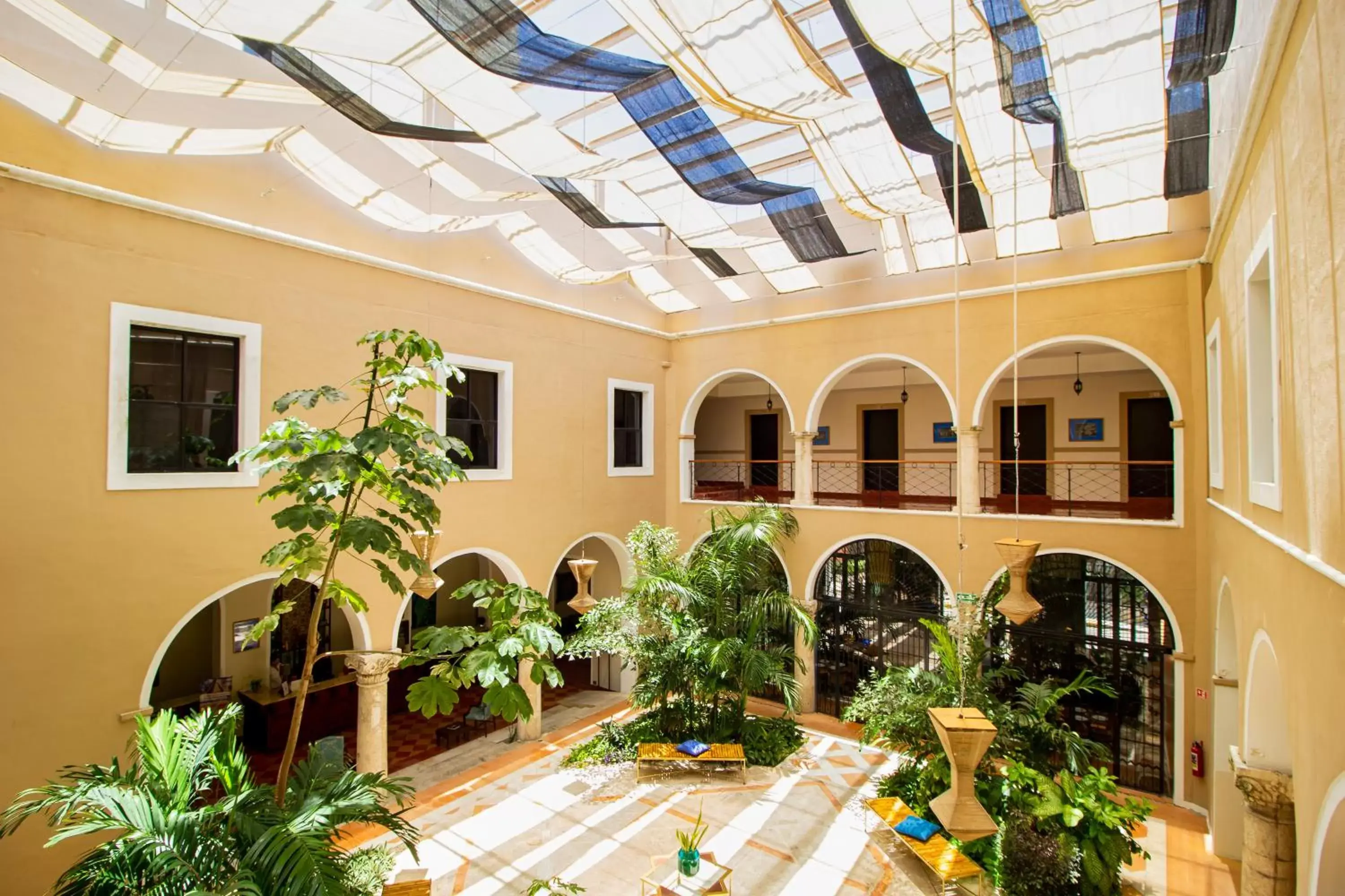 Patio in Hotel Merida