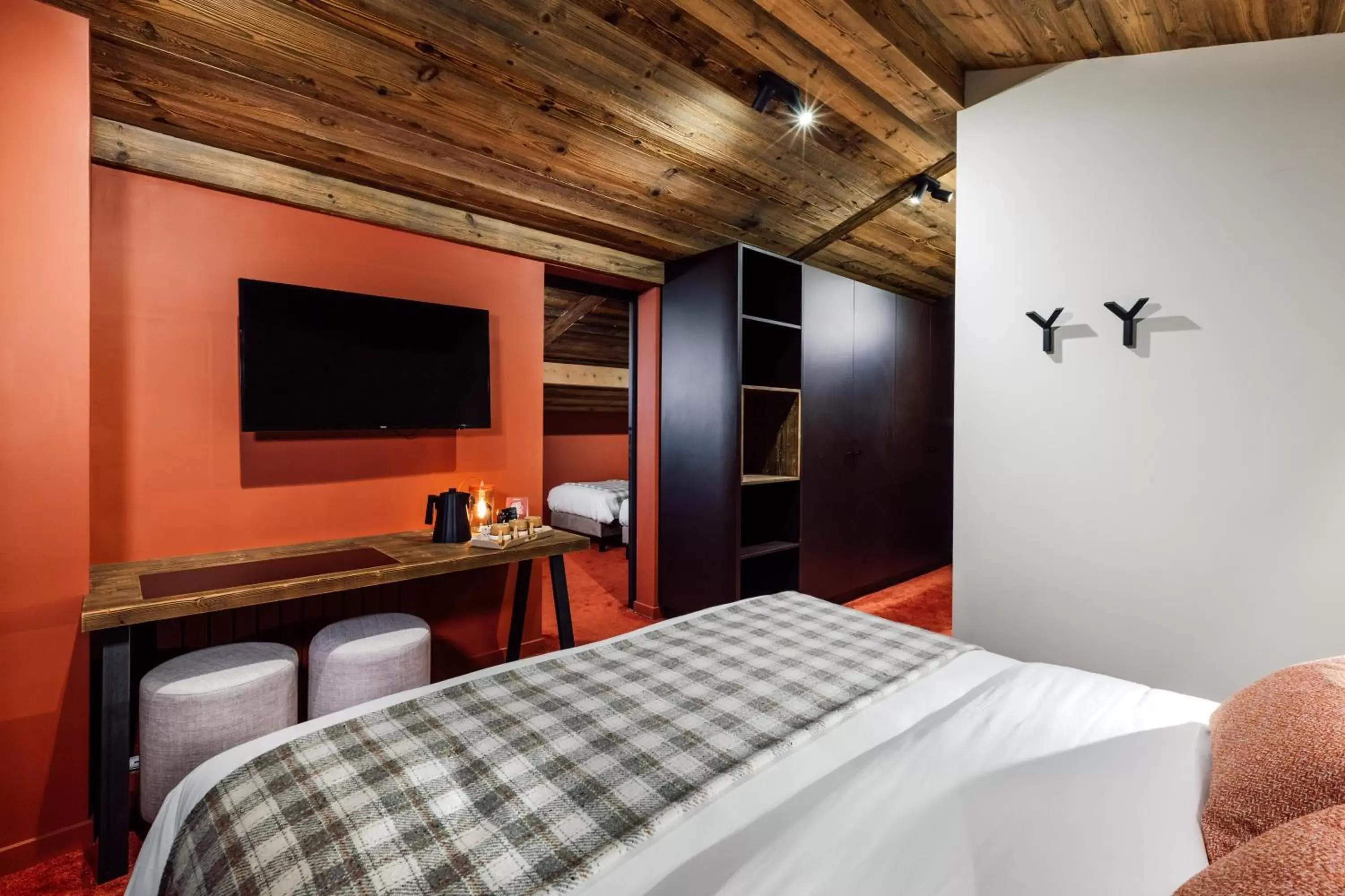 Family Room with Balcony in Hôtel Névé Family Room with Balcony in Hôtel Névé