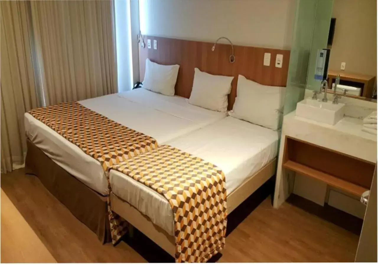 Bed in Sleep Inn Aeroporto de Guarulhos - São Paulo Bed in Sleep Inn Aeroporto de Guarulhos - São Paulo