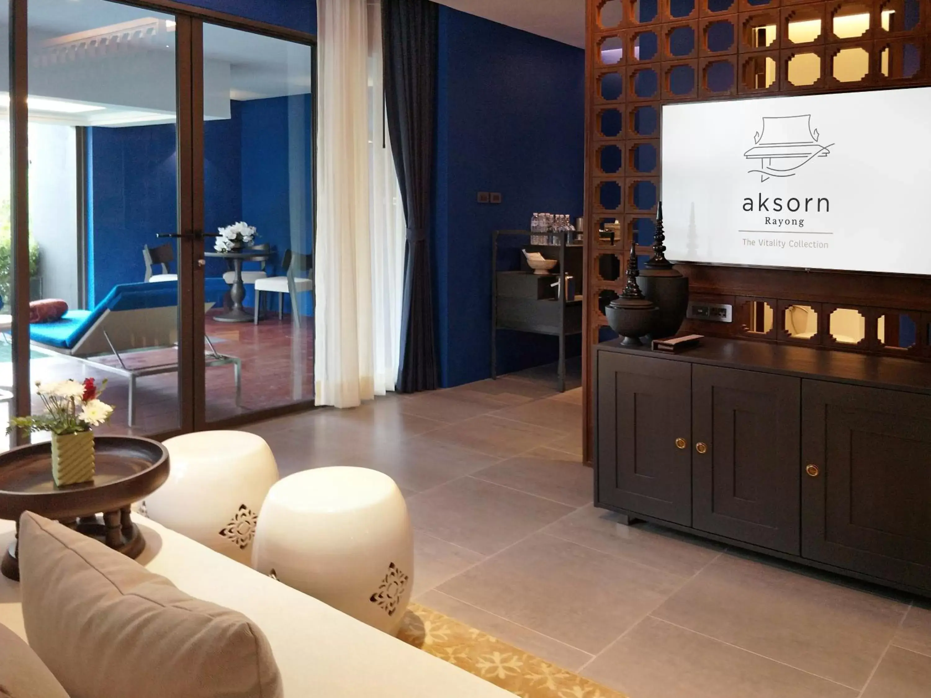 Living room, Bathroom in Aksorn Rayong, The Vitality Collection - SHA PLUS